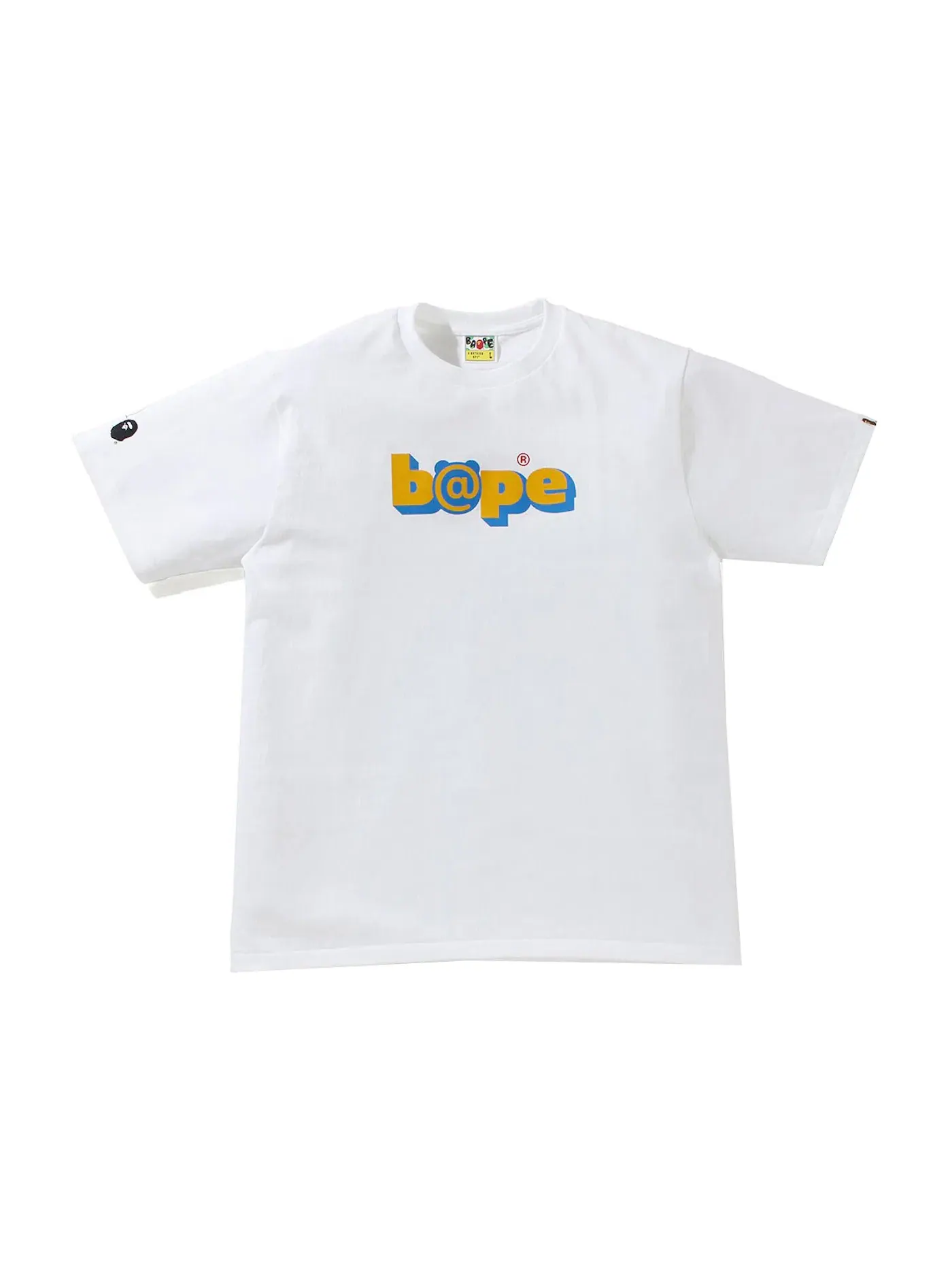 Мужская футболка с принтом BAPE x Medicom Toy Camo Bear Tee BAPE — изображение 1 из 2, белый