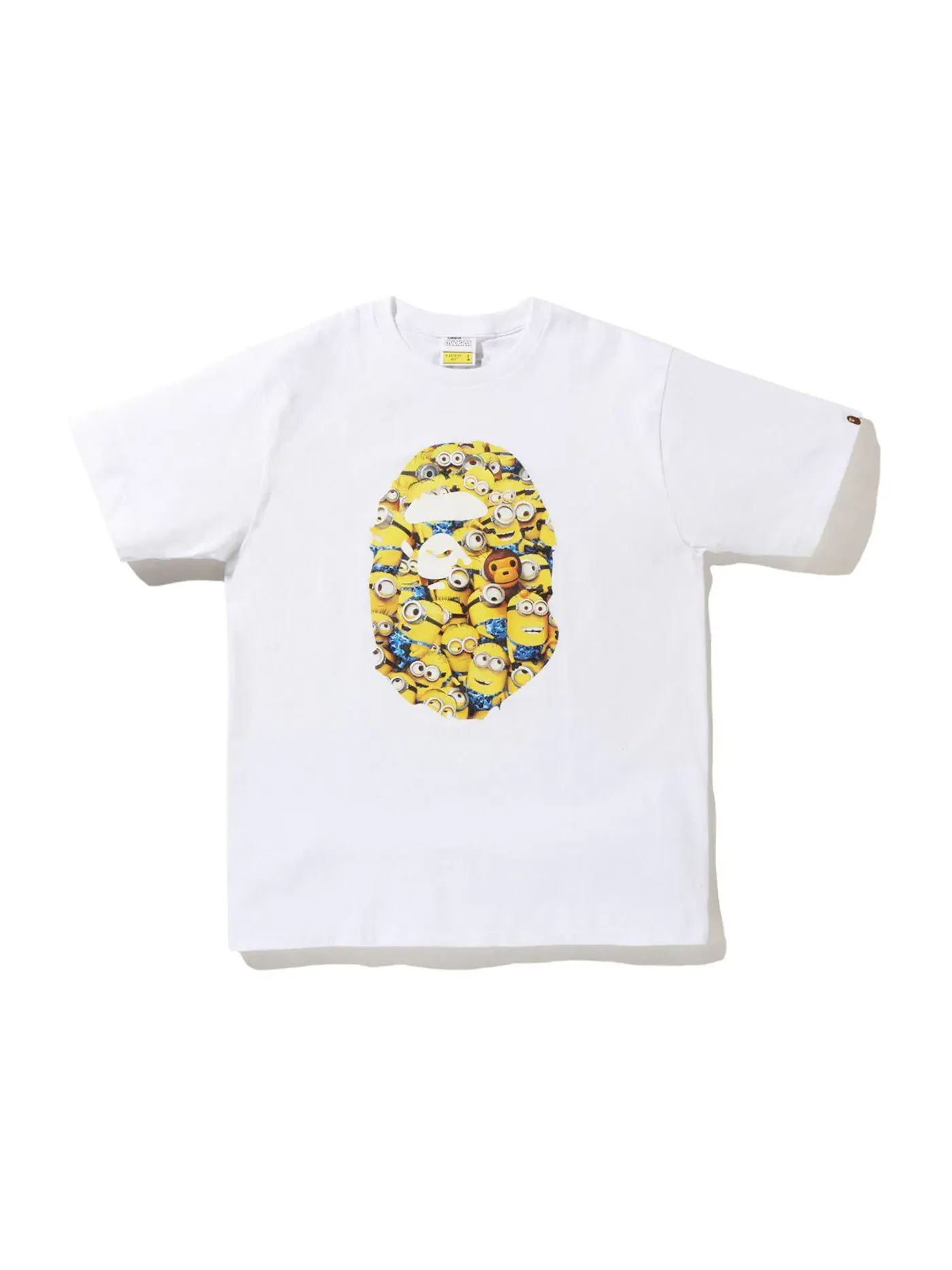 Мужская футболка с принтом BAPE x Minions 09 Tee BAPE — изображение 1 из 2, белый