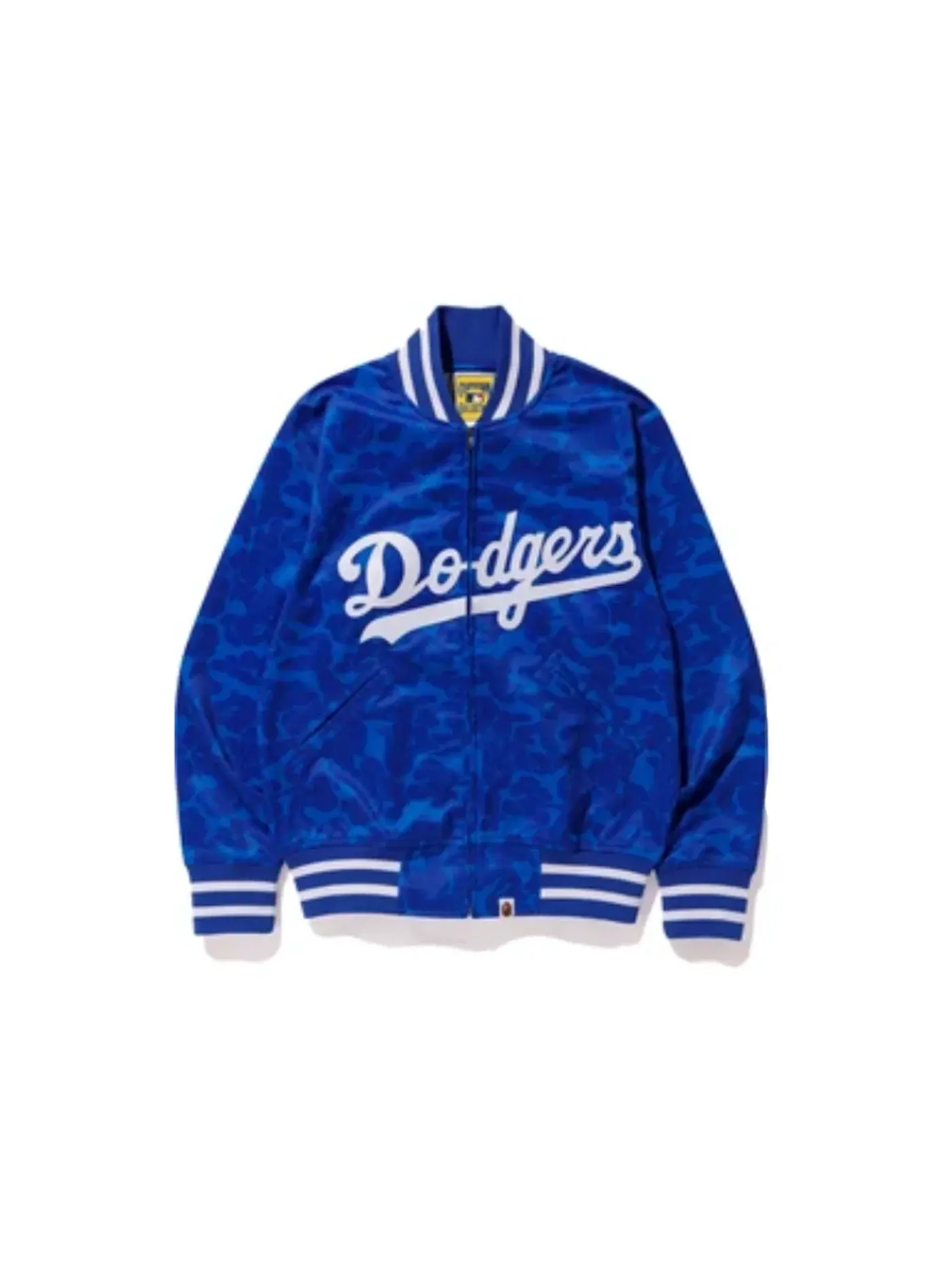 Мужская куртка BAPE x Mitchell & Ness Dodgers Jacket BAPE — изображение 1 из 2, синий