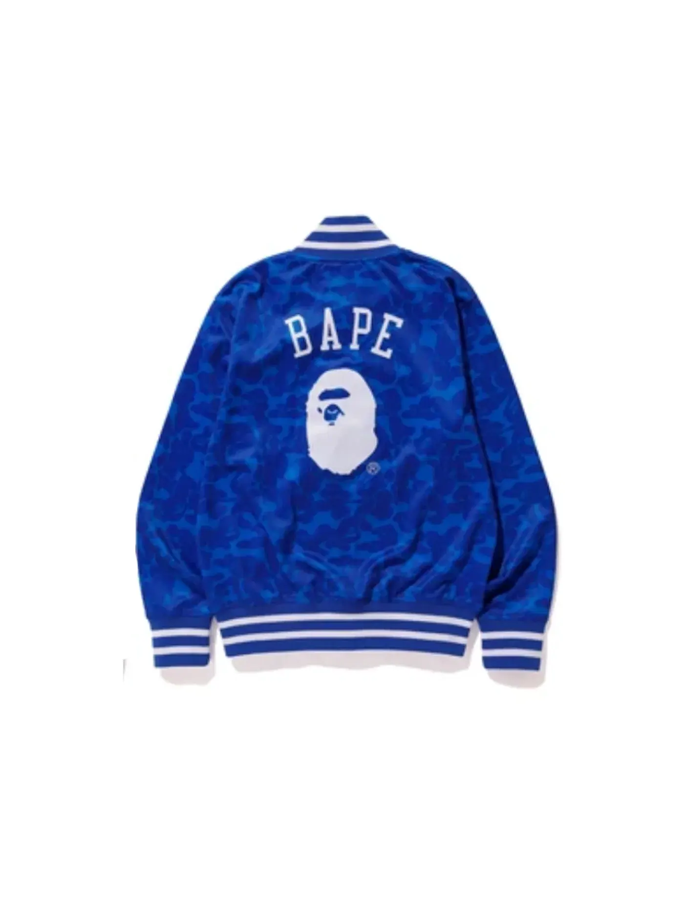 Мужская куртка BAPE x Mitchell & Ness Dodgers Jacket BAPE — изображение 2 из 2, синий