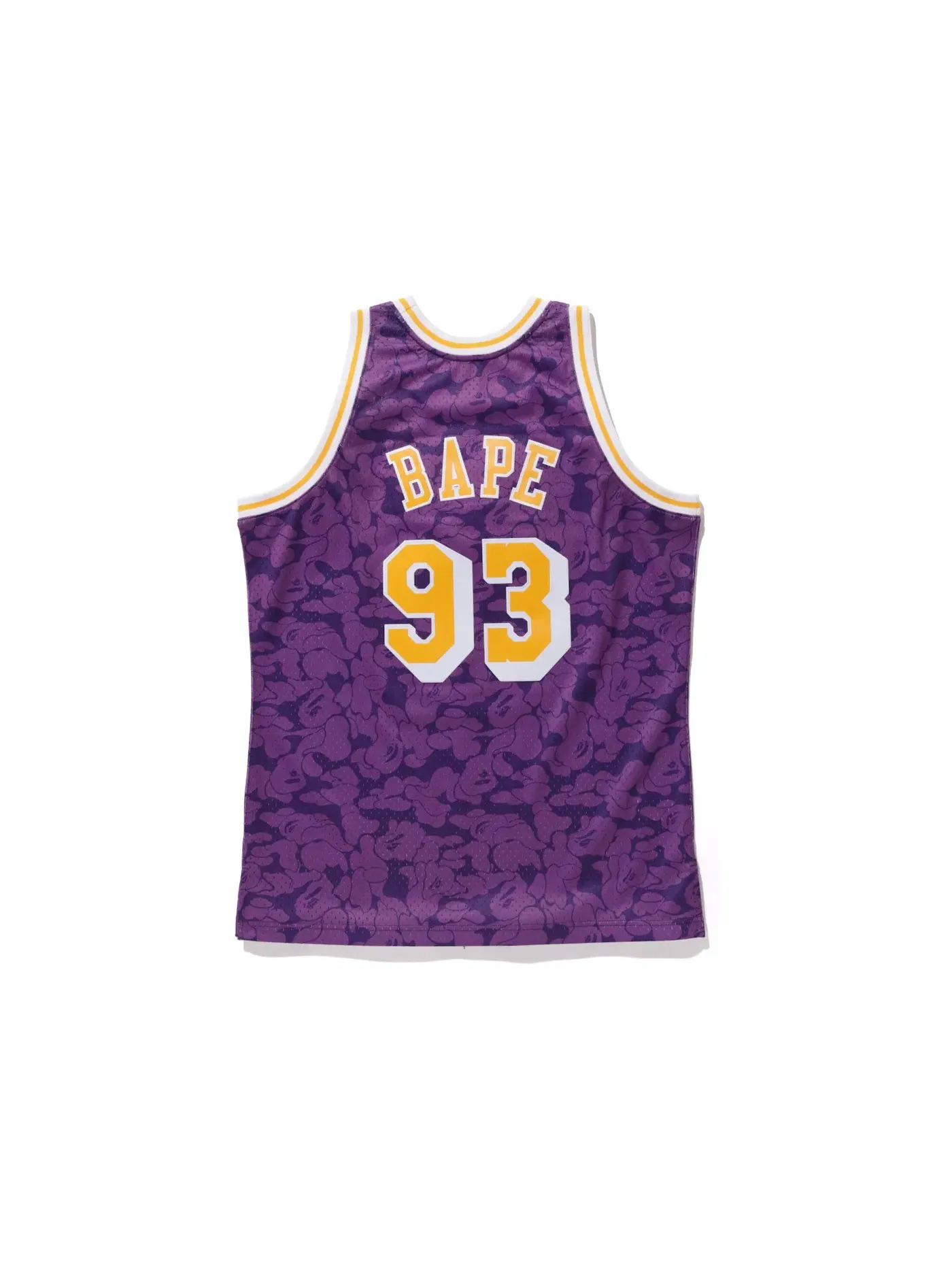 Мужская баскетбольная джерси-свингмен с длинным рукавом Jersey BAPE — изображение 2 из 3, фиолетовый