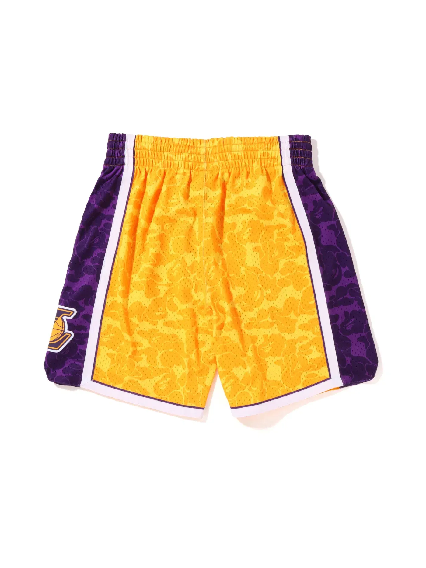 Мужские шорты с принтом Shorts BAPE — изображение 2 из 2, желтый