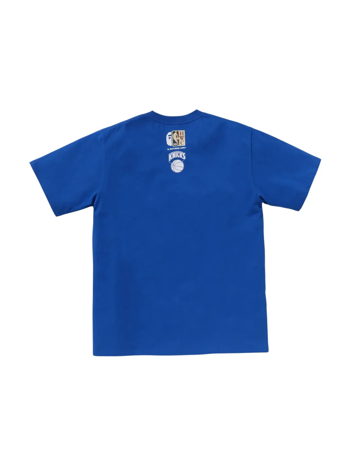 Мужская футболка с принтом Tee BAPE — изображение 2 из 2, синий