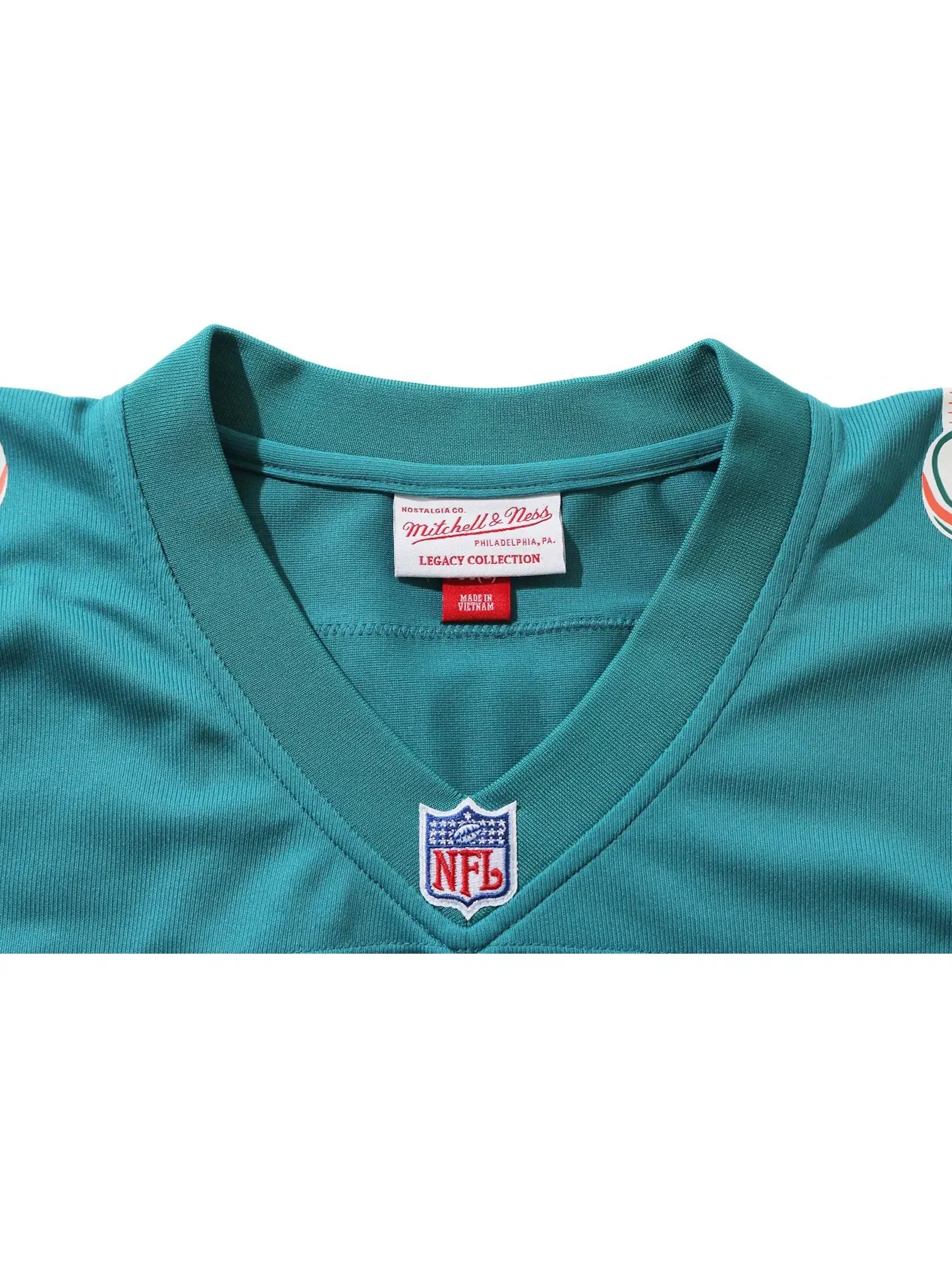 Мужская джерси с длинным рукавом BAPE x Mitchell & Ness NFL Miami Dolphins Legacy Jersey — изображение 3 из 3, зеленый