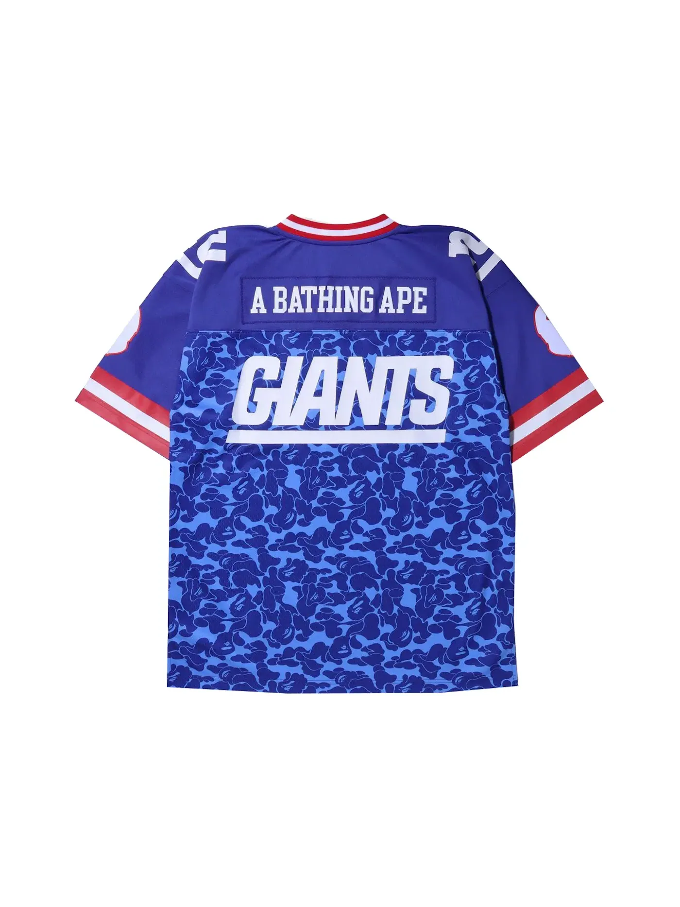 Мужская джерси с принтом Jersey BAPE — изображение 2 из 3, темно-синий