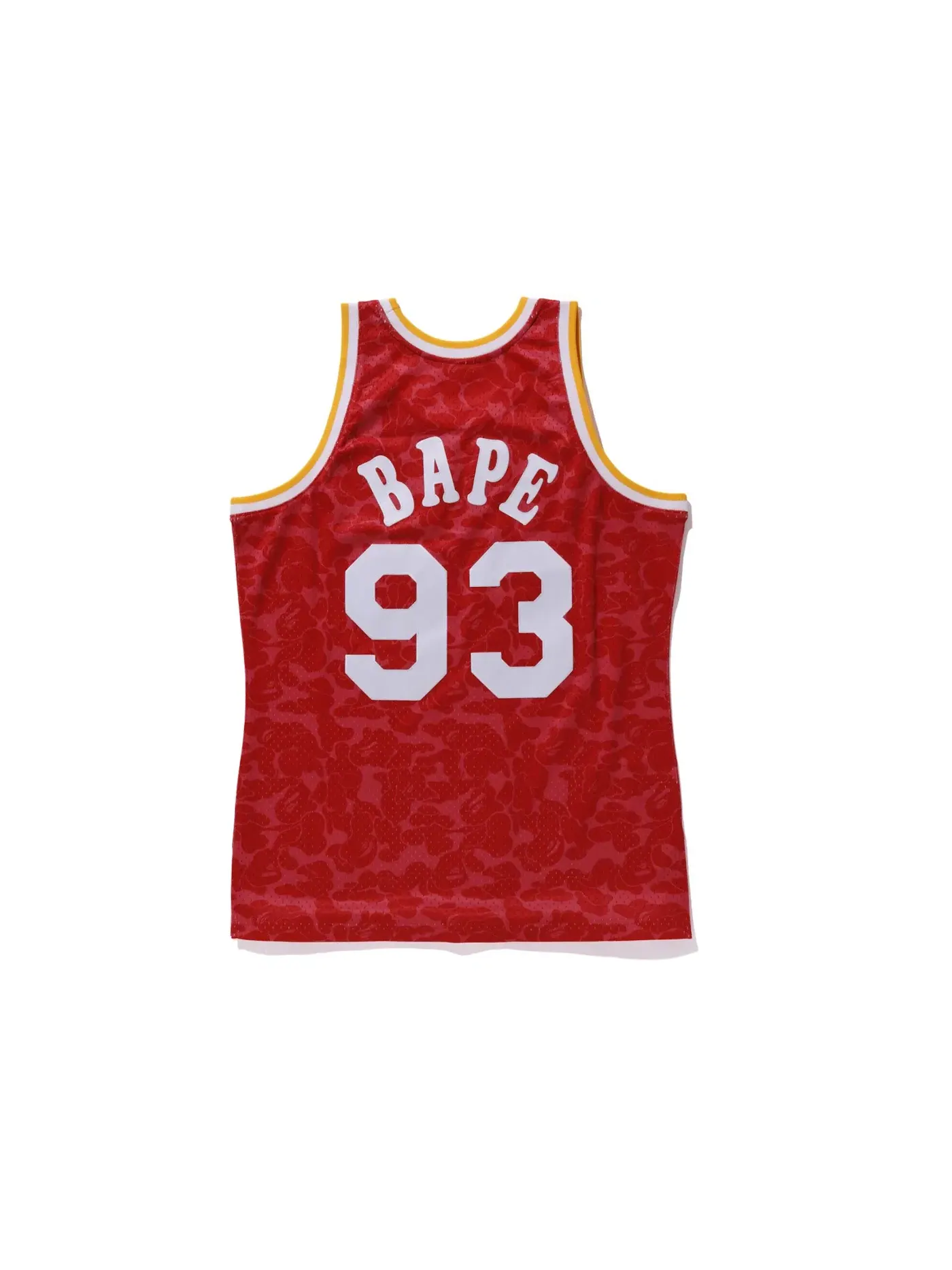 Мужская джерси с камуфляжным принтом BAPE x Mitchell & Ness Rockets Camo Basketball Swingman Jersey — изображение 2 из 2