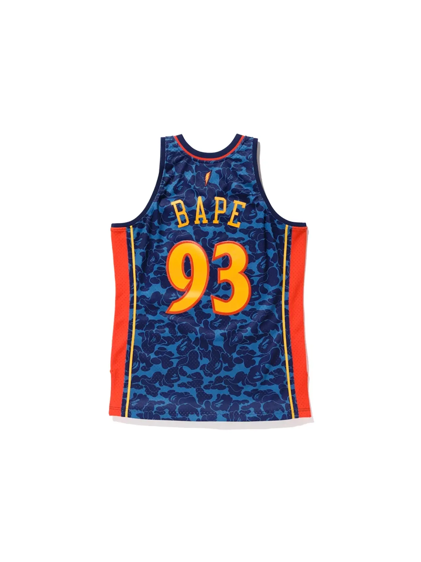 Мужская джерси с принтом Jersey BAPE — изображение 2 из 3, темно-синий
