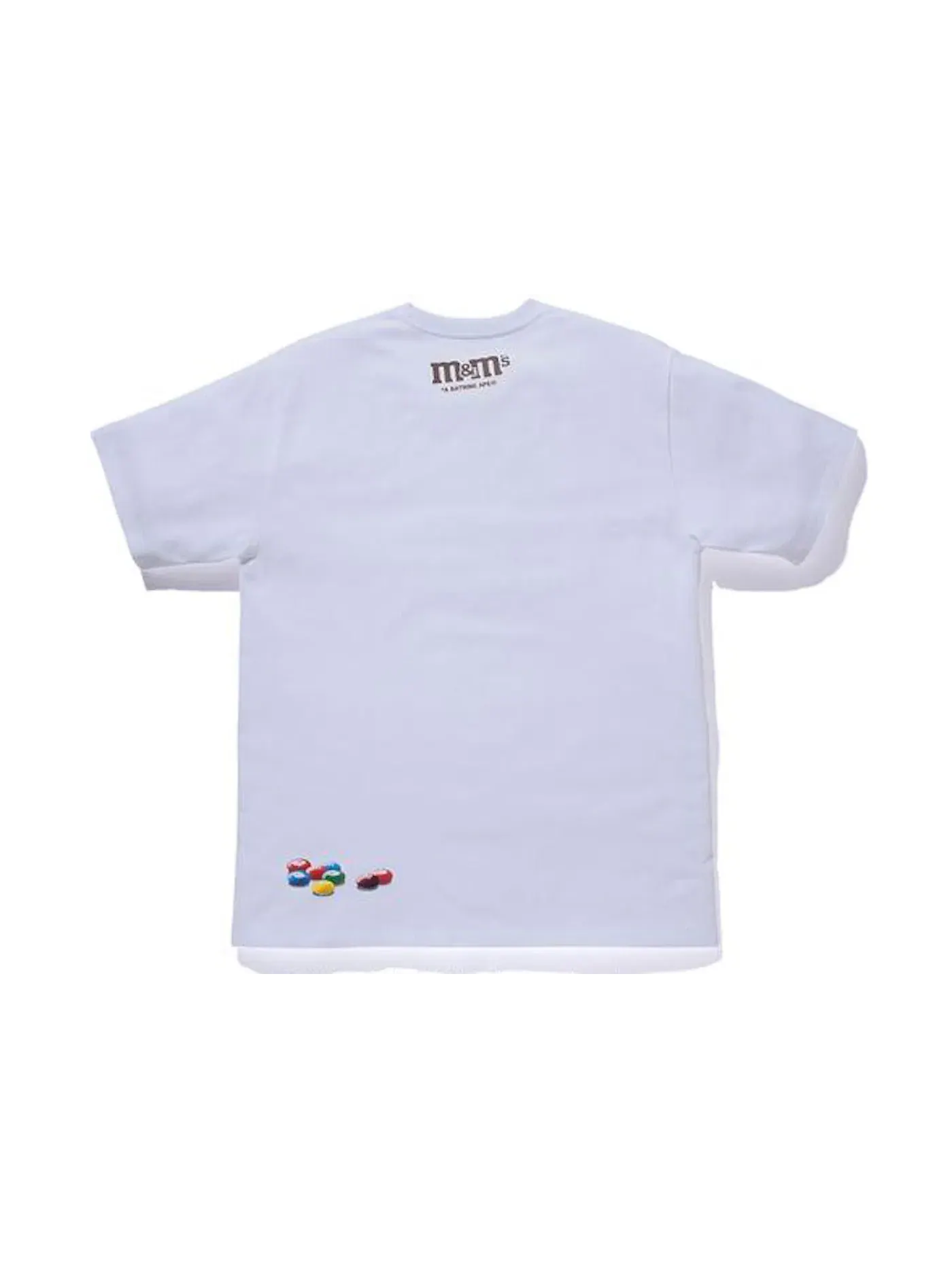 Мужская футболка с принтом BAPE x M&M's Ape Head Tee BAPE — изображение 2 из 2, белый