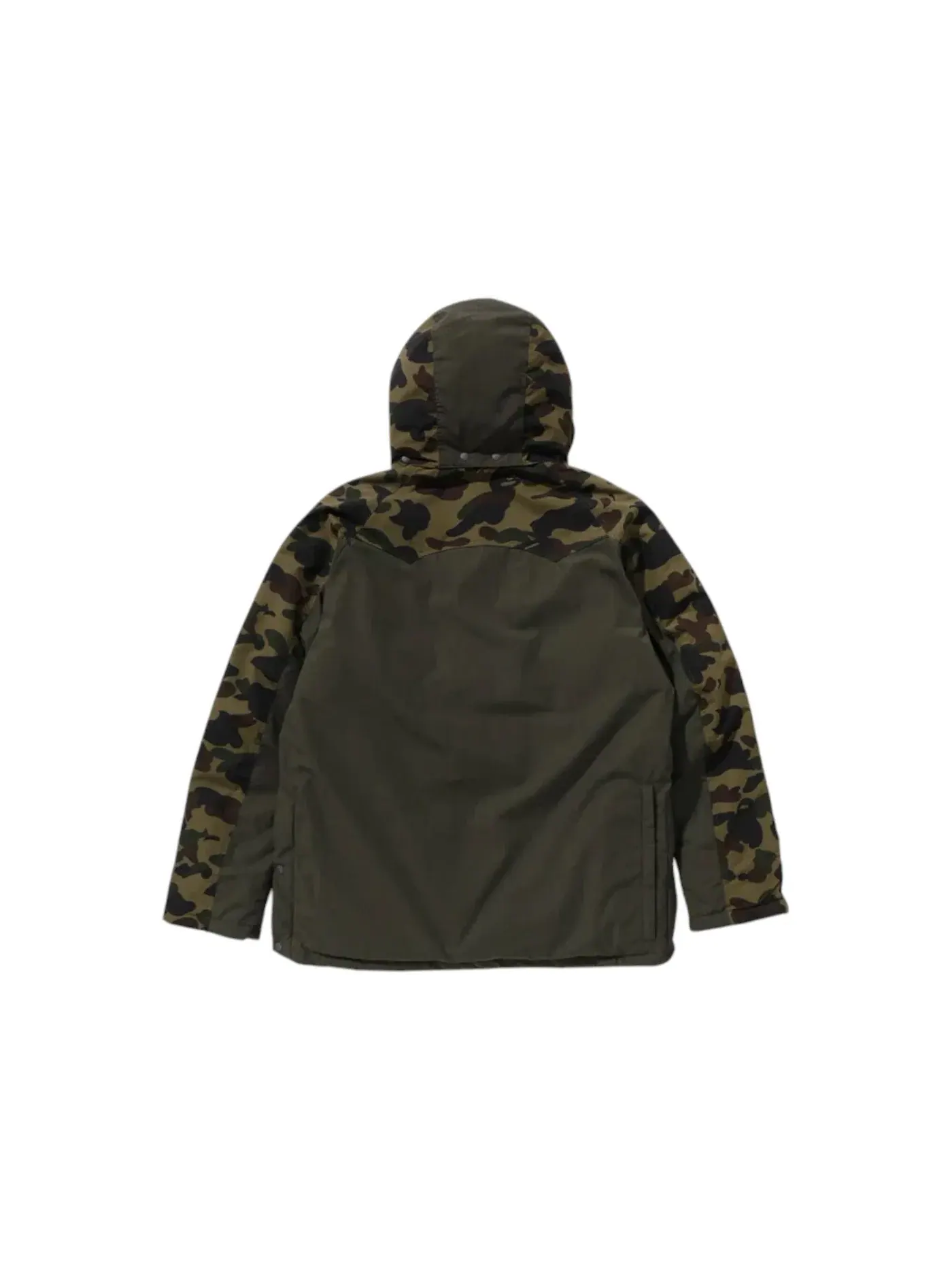Мужская пуховая куртка с принтом BAPE x Nanga Hinoc Down Jacket BAPE, Olivedrab — изображение 2 из 3