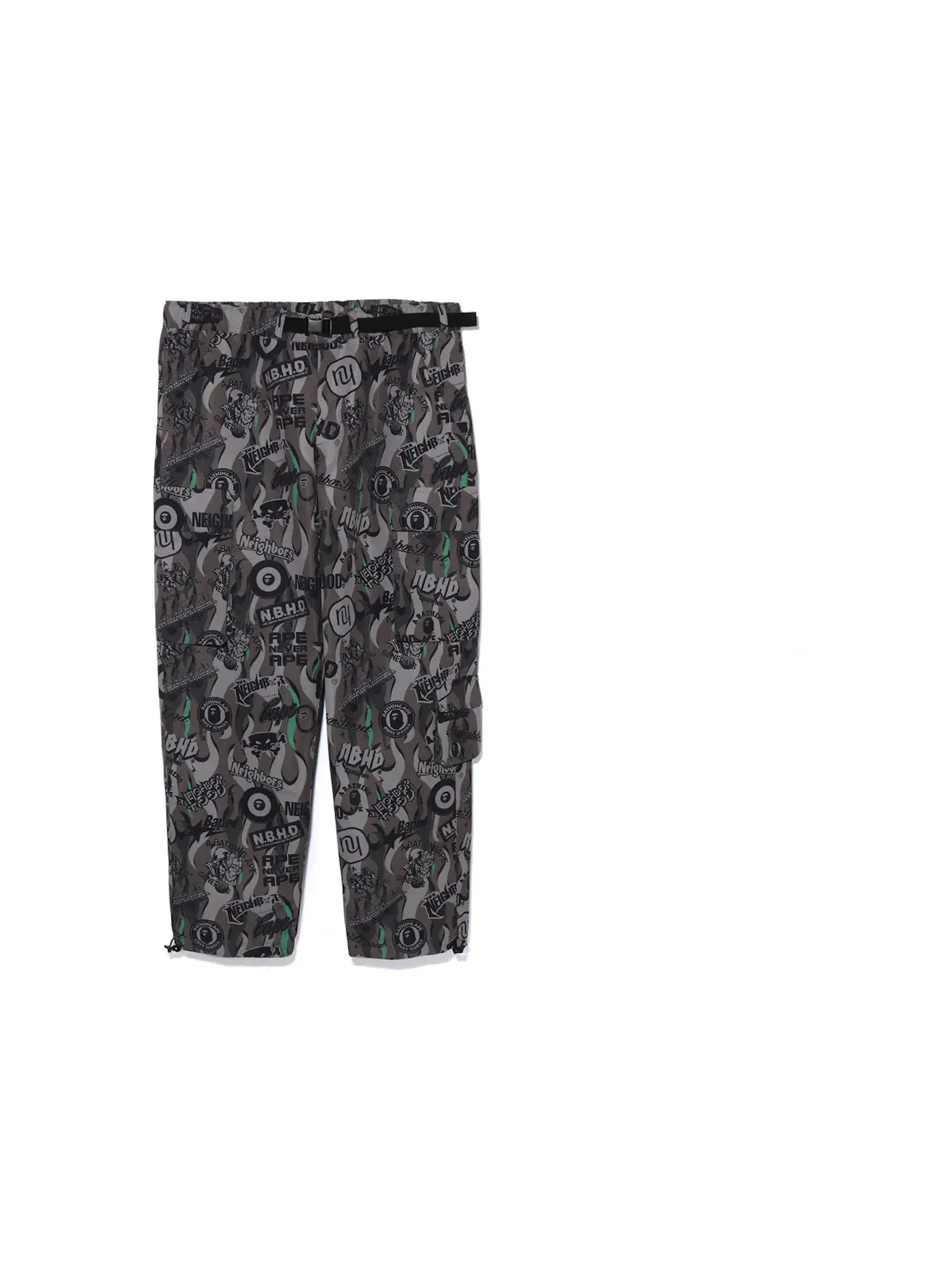 Мужские брюки из коллекции BAPE x Neighborhood Много карманов BAPE — изображение 1 из 2, зеленый