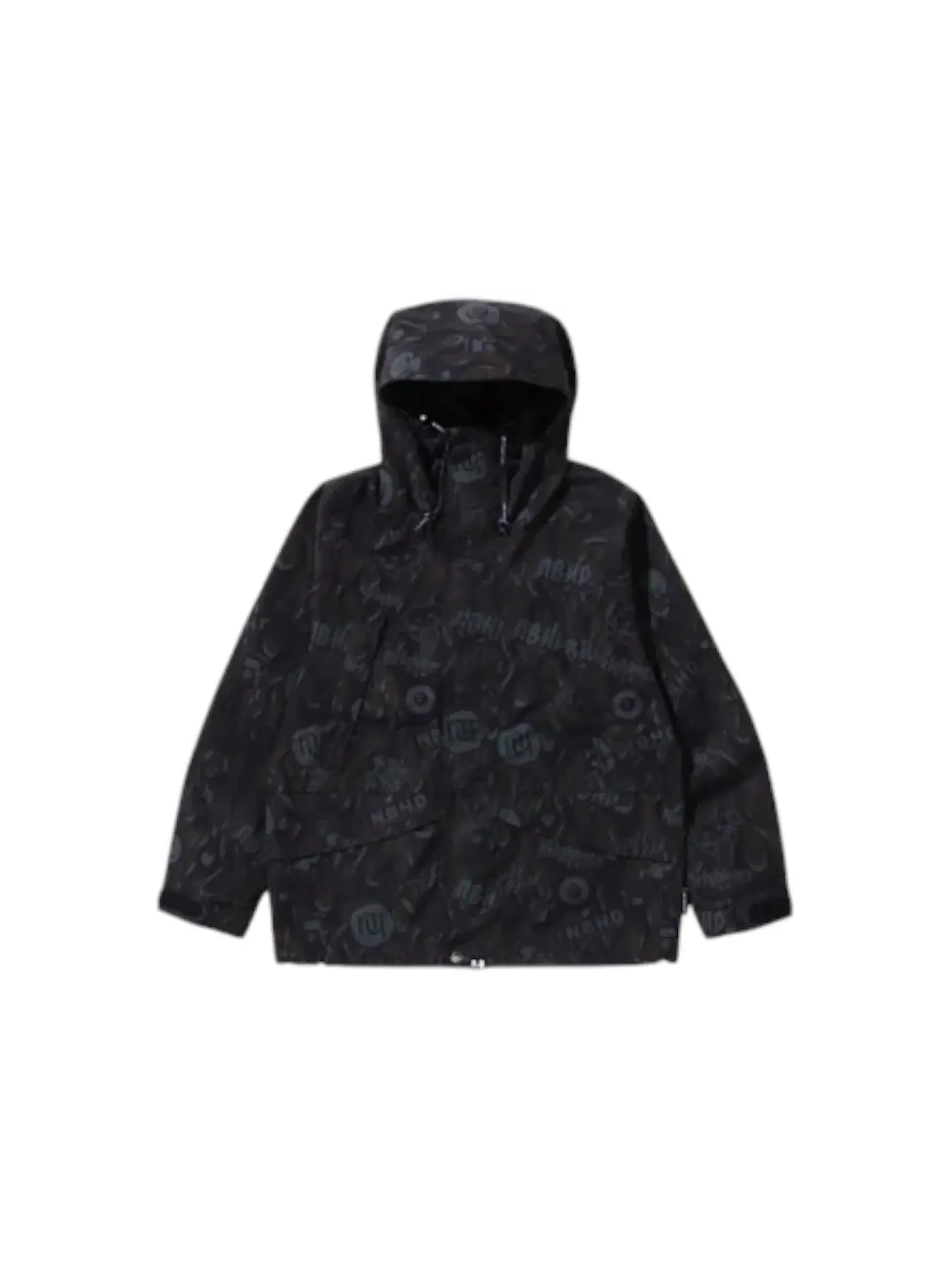 Мужская куртка с принтом BAPE x Neighborhood Snowboard II Jacket BAPE — изображение 1 из 2, черный