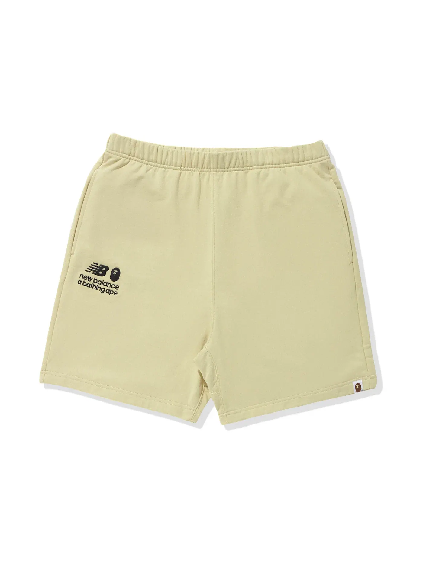 Мужские шорты с принтом BAPE x New Balance Relaxed Fit Shorts — изображение 1 из 2, бежевый