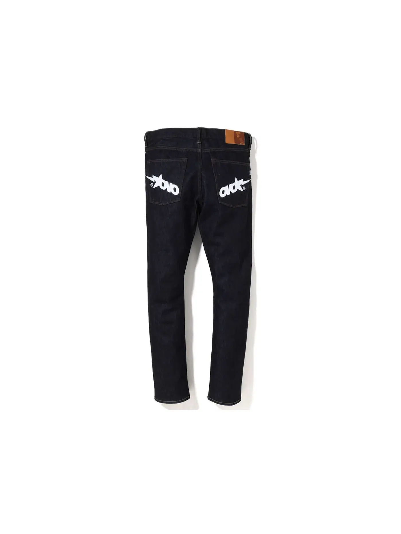 Мужские джинсы с принтом BAPE Pants BAPE — изображение 1 из 2, синий