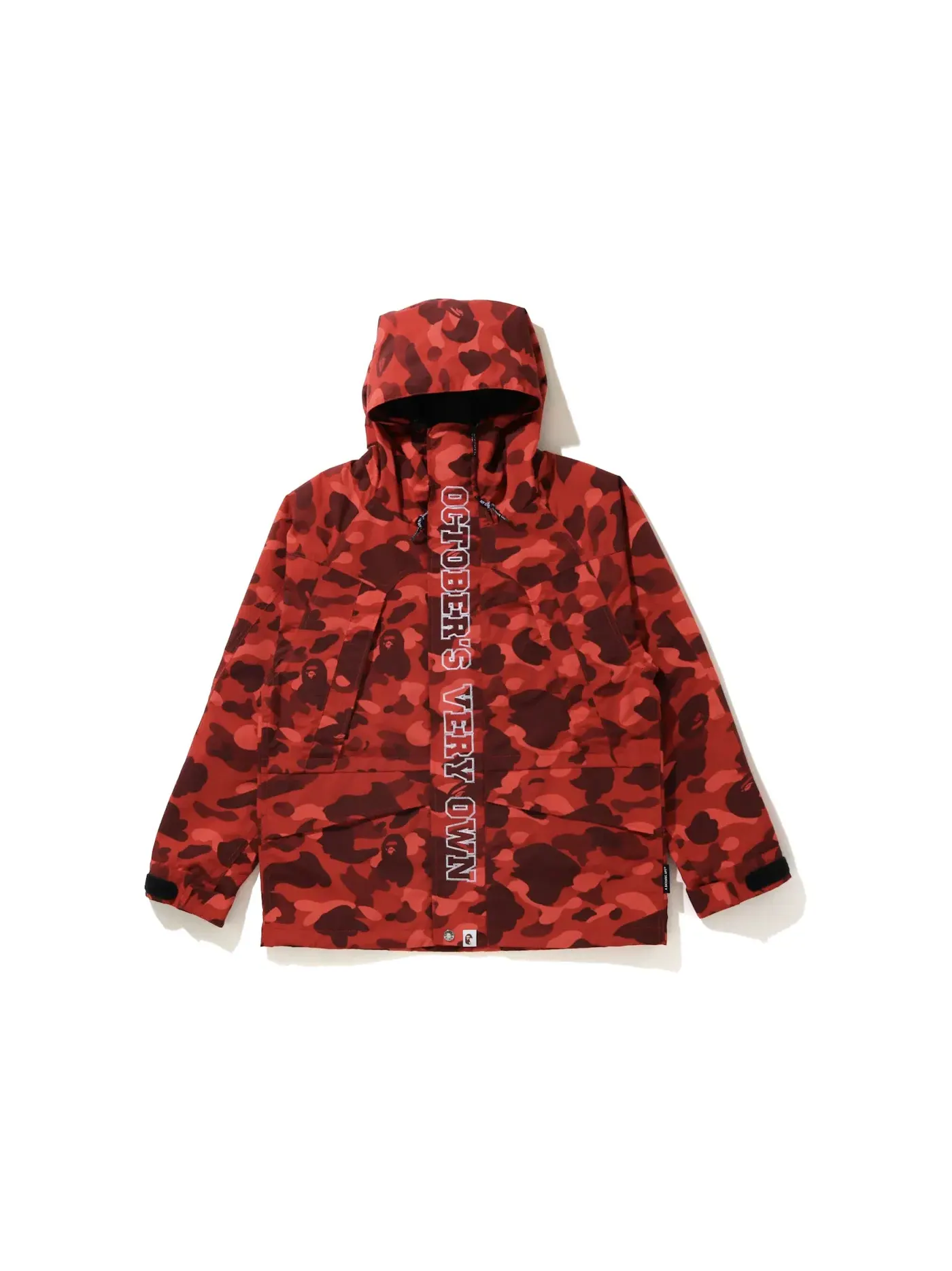 Мужская куртка-камуфляж BAPE x OVO Color Camo Jacket Red — изображение 1 из 2, красный