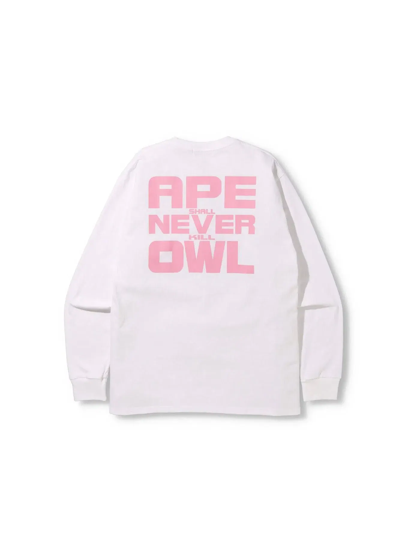 Мужская футболка с длинным рукавом L/S T-shirt BAPE — изображение 2 из 2, белый