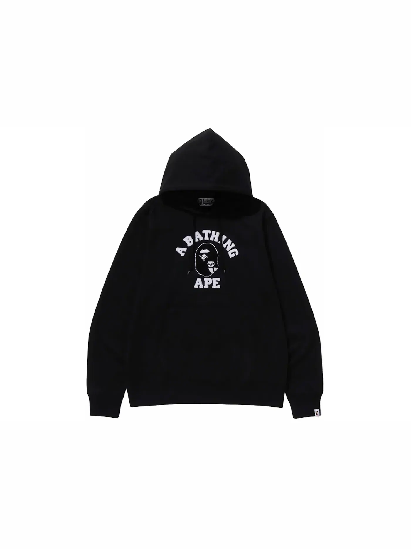 Мужской пуловер с капюшоном BAPE x OVO — изображение 1 из 1, черный