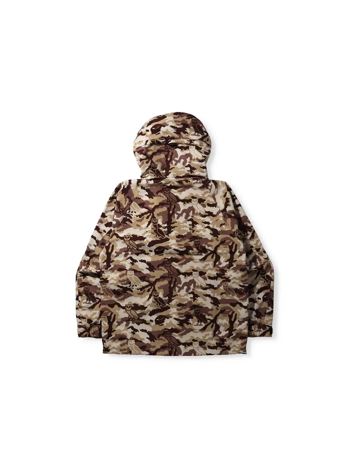 Мужская куртка для сноуборда с камуфляжным принтом Woodland Camo BAPE — изображение 2 из 3, бежевый