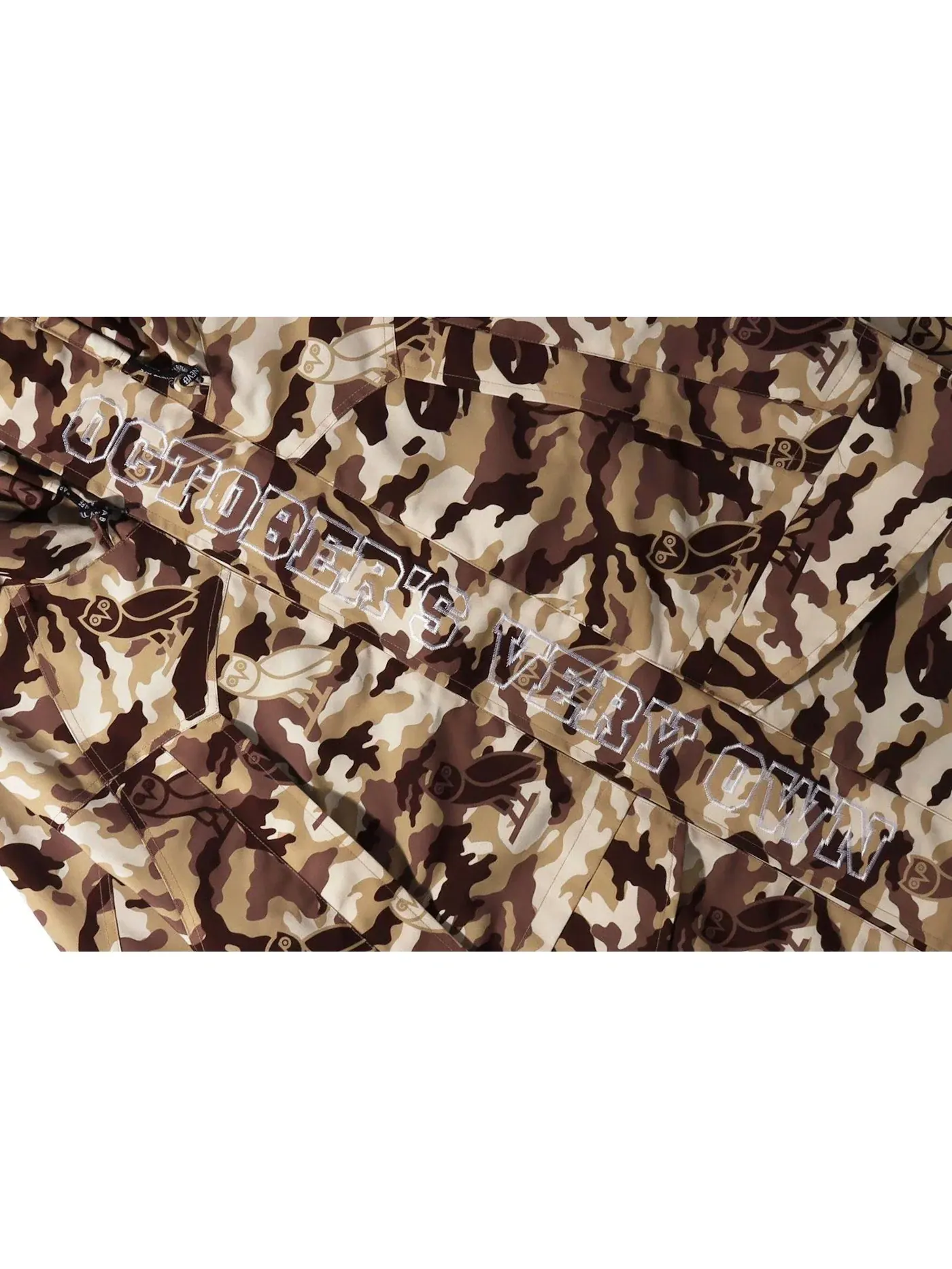 Мужская куртка для сноуборда с камуфляжным принтом Woodland Camo BAPE — изображение 3 из 3, бежевый