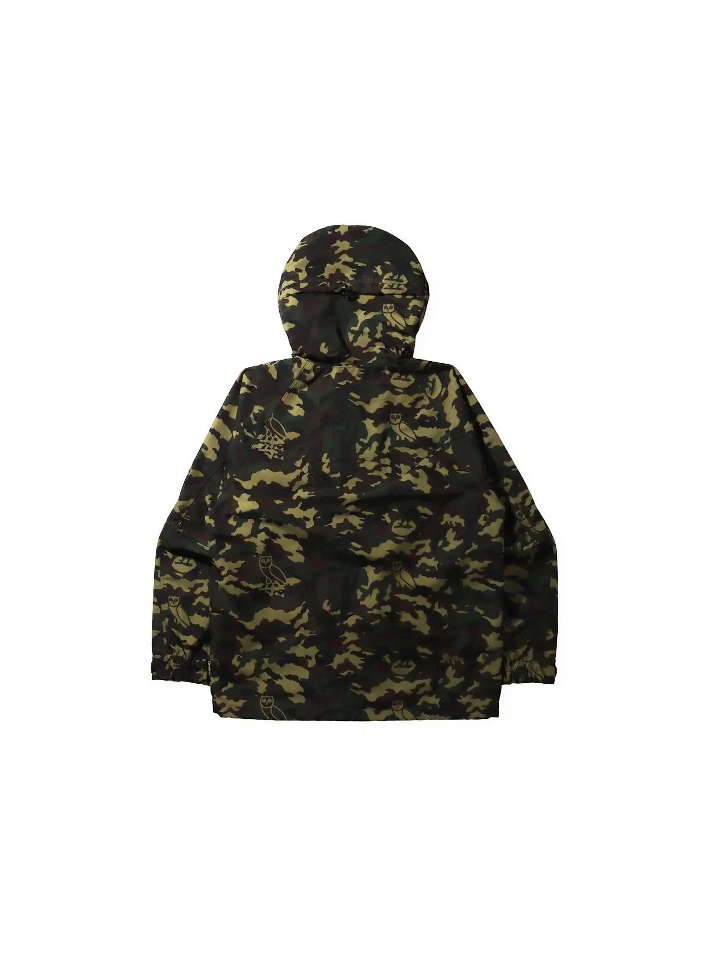 Мужская куртка для сноуборда с камуфляжным принтом BAPE x OVO Woodland Camo Snowboard Jacket BAPE — изображение 2 из 3