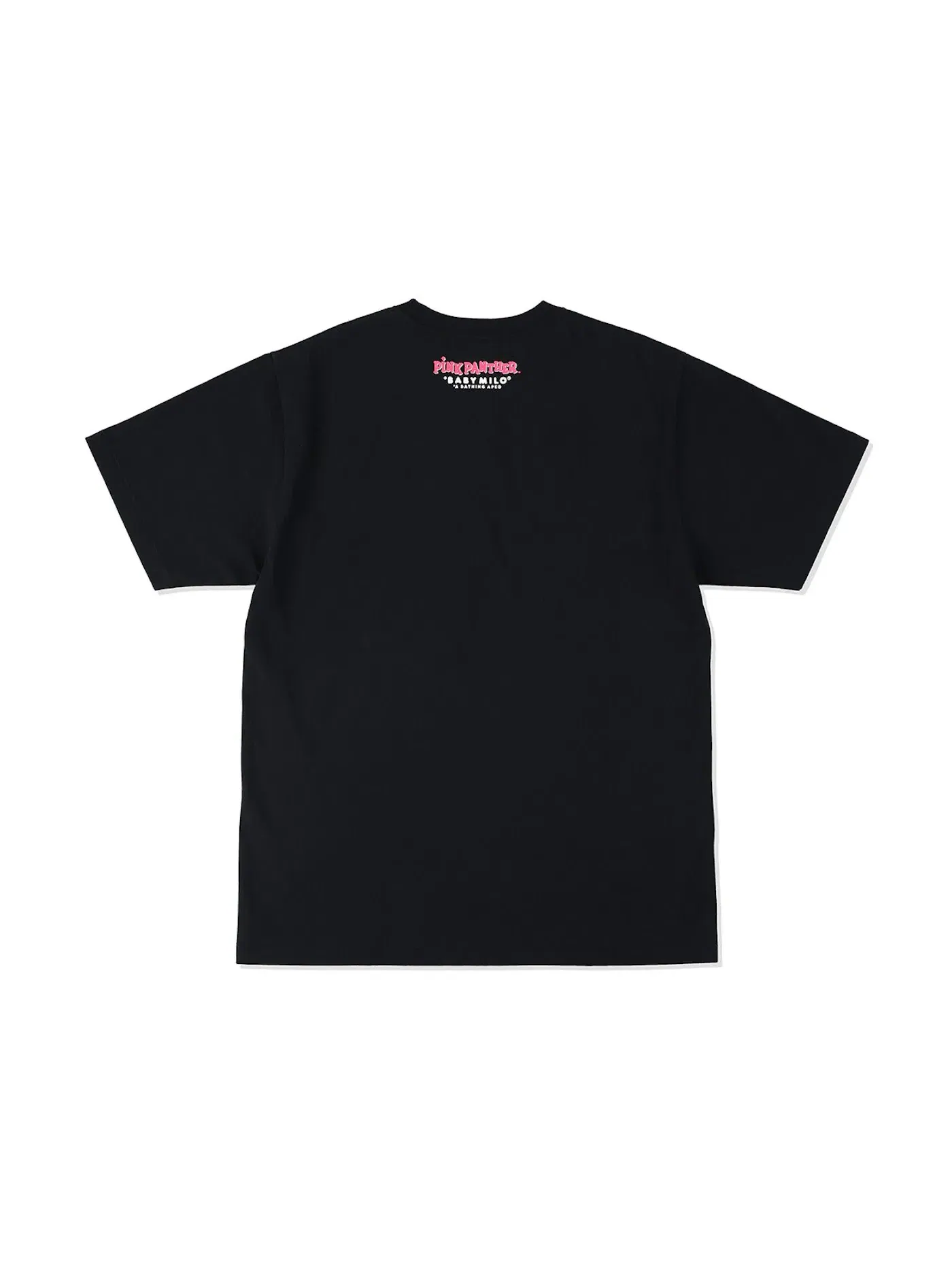 Мужская футболка с принтом BAPE x Pink Panther Baby Milo #1 Tee BAPE — изображение 2 из 2, черный