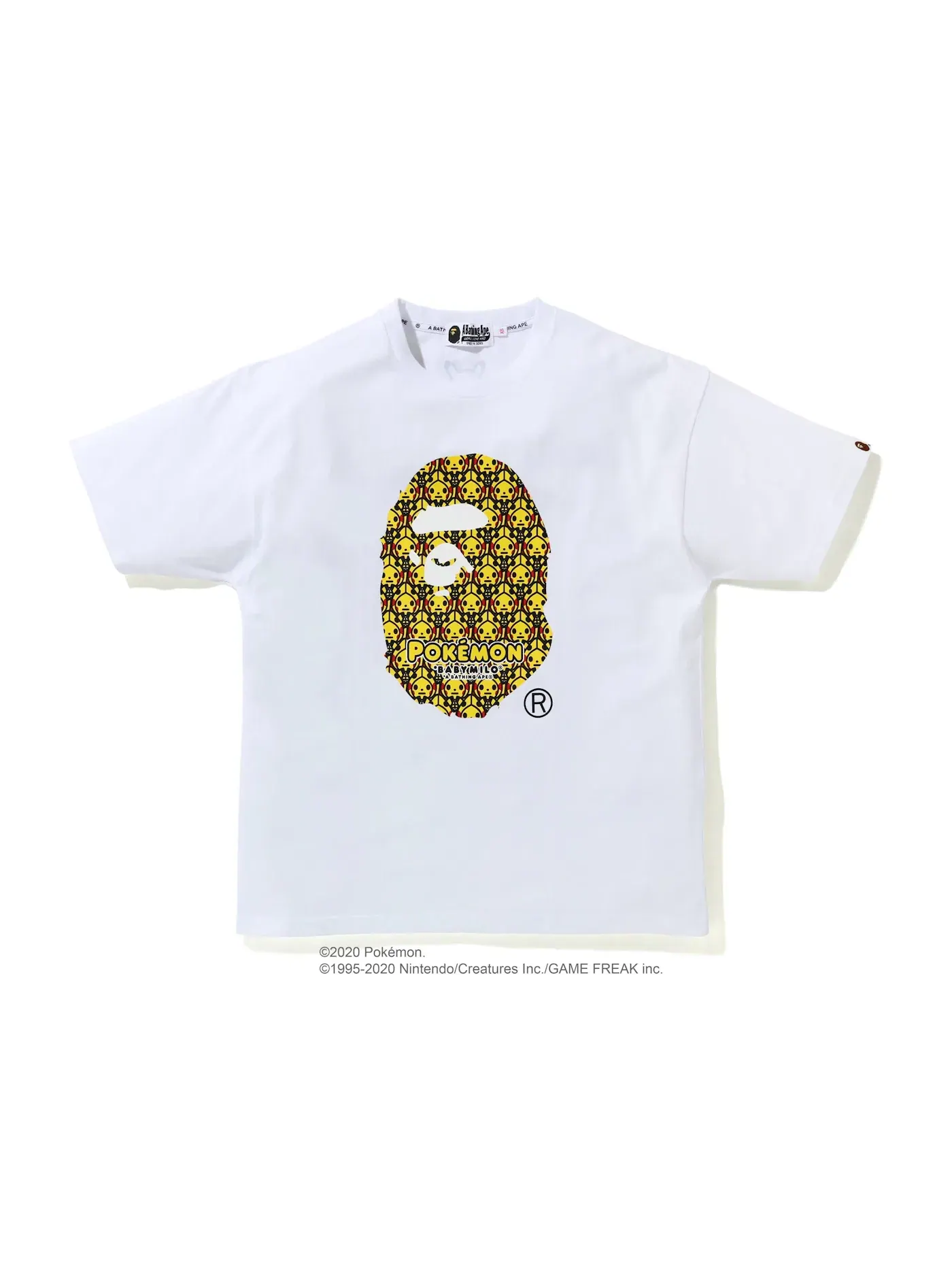 Женская футболка оверсайз с принтом Ape Head BAPE — изображение 1 из 2, белый