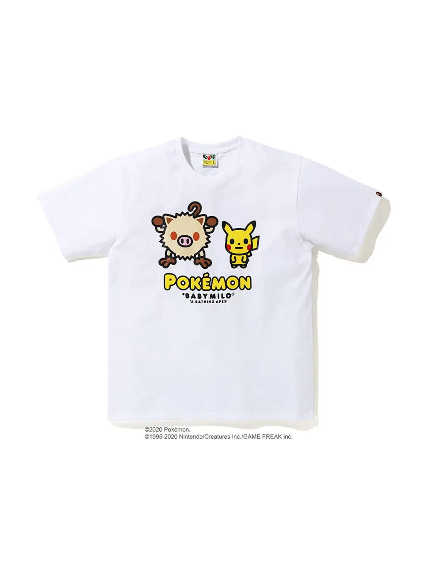 Мужская футболка с принтом Tee #2 BAPE — изображение 1 из 2, белый