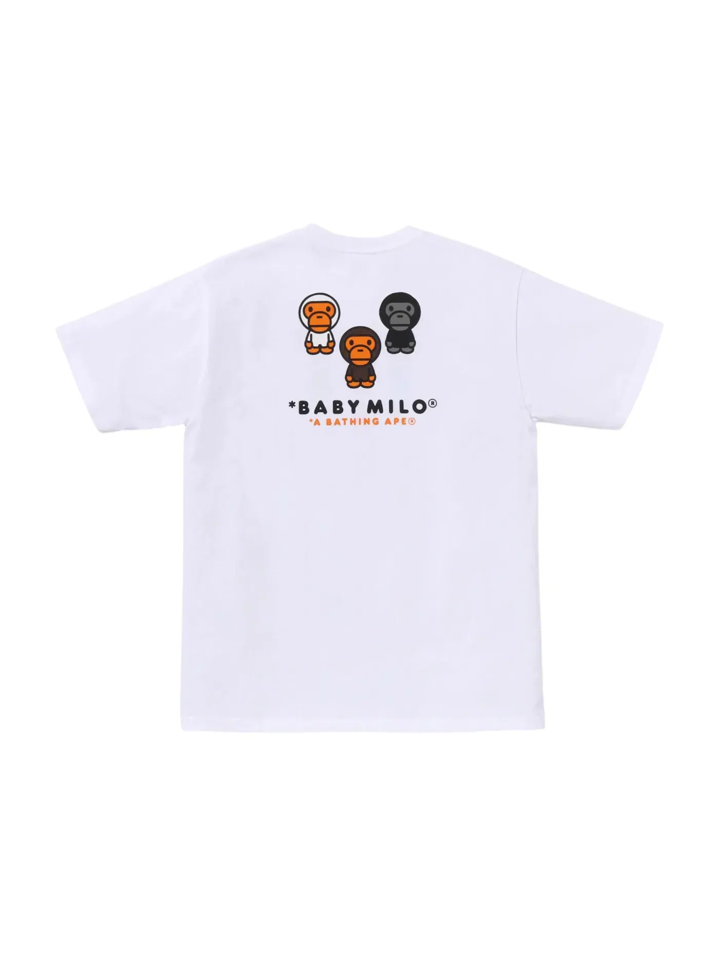 Мужская футболка с принтом BAPE x Power Puff Girls Baby Milo Tee BAPE — изображение 2 из 2, белый