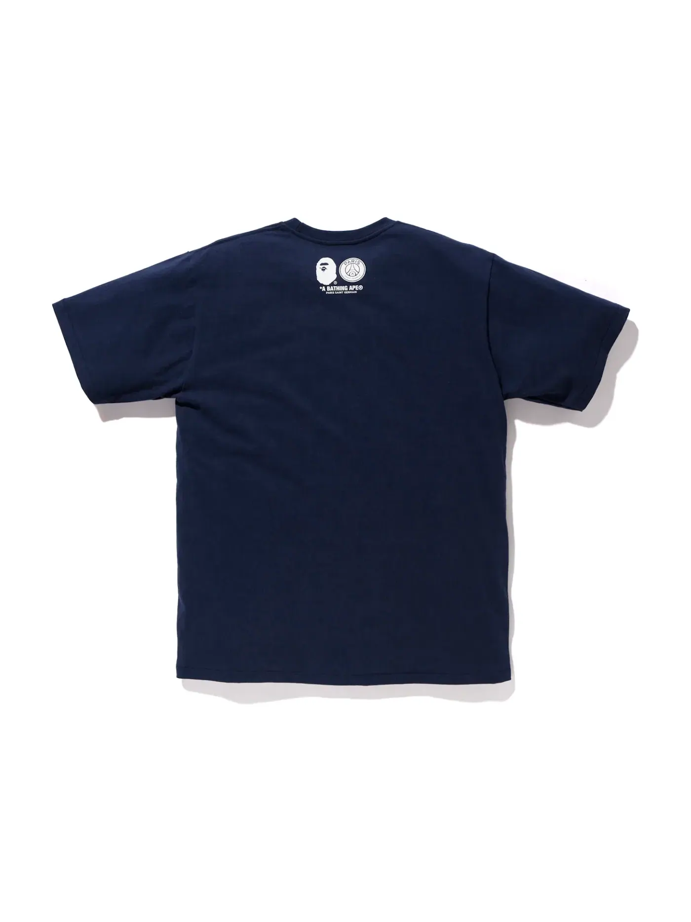 Мужская футболка с принтом Ape Head Tee BAPE — изображение 2 из 2, темно-синий