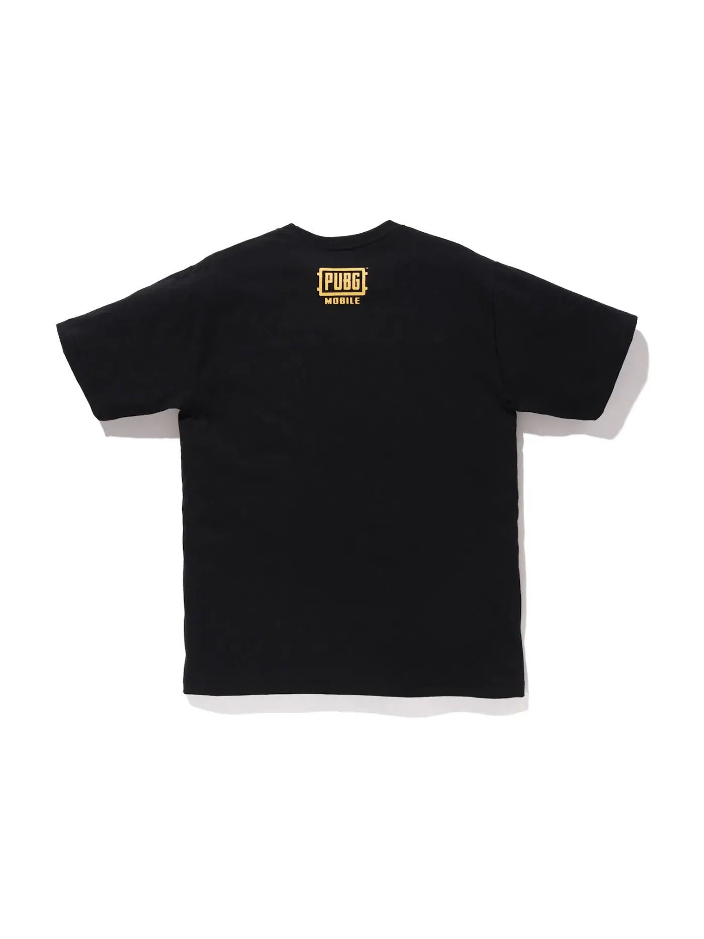 Мужская футболка с принтом BAPE x PUBG Ape Head Tee BAPE — изображение 2 из 2, черный