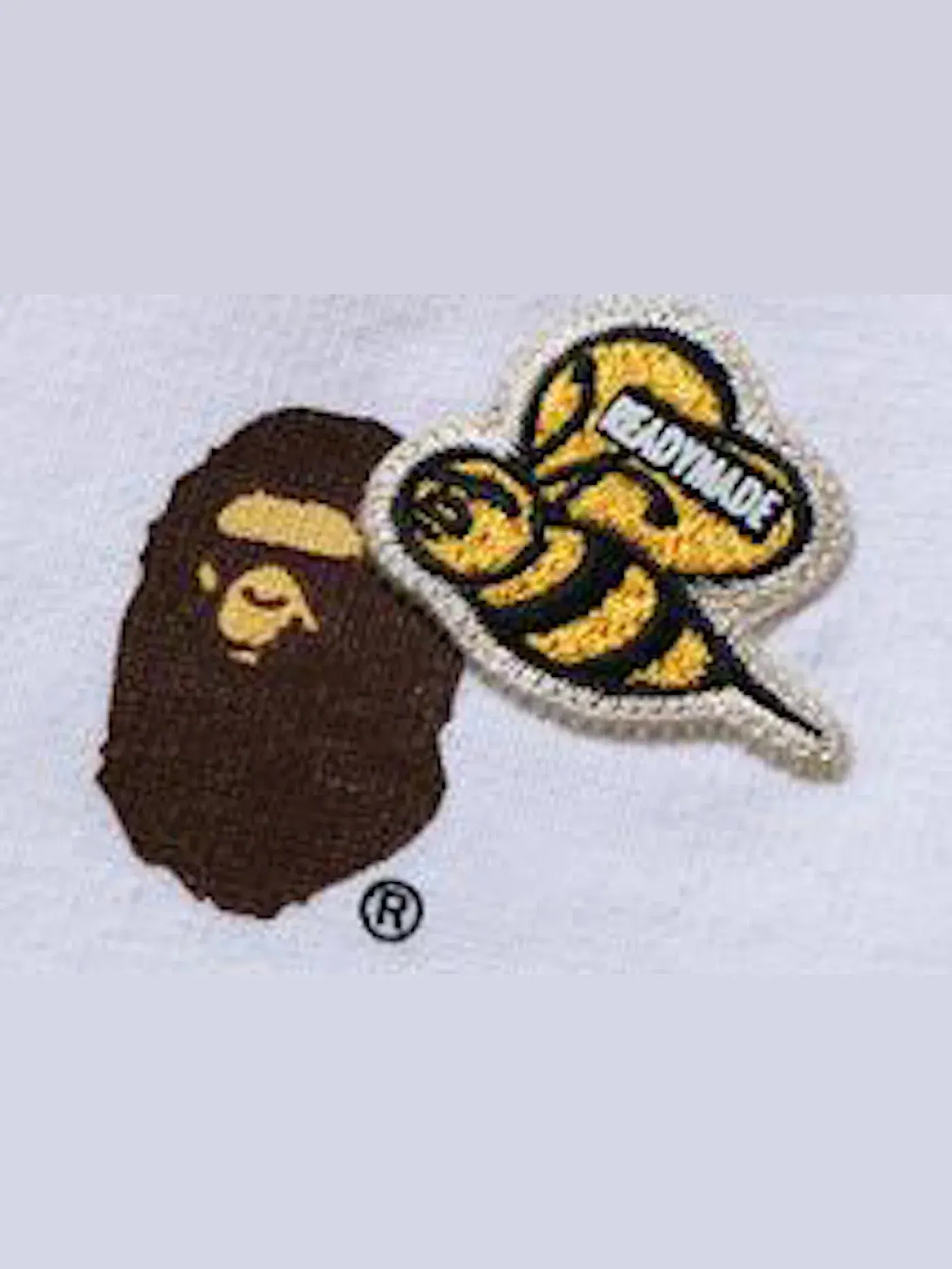 Мужская футболка с принтом Tee (3 Pack) BAPE — изображение 2 из 2, белый
