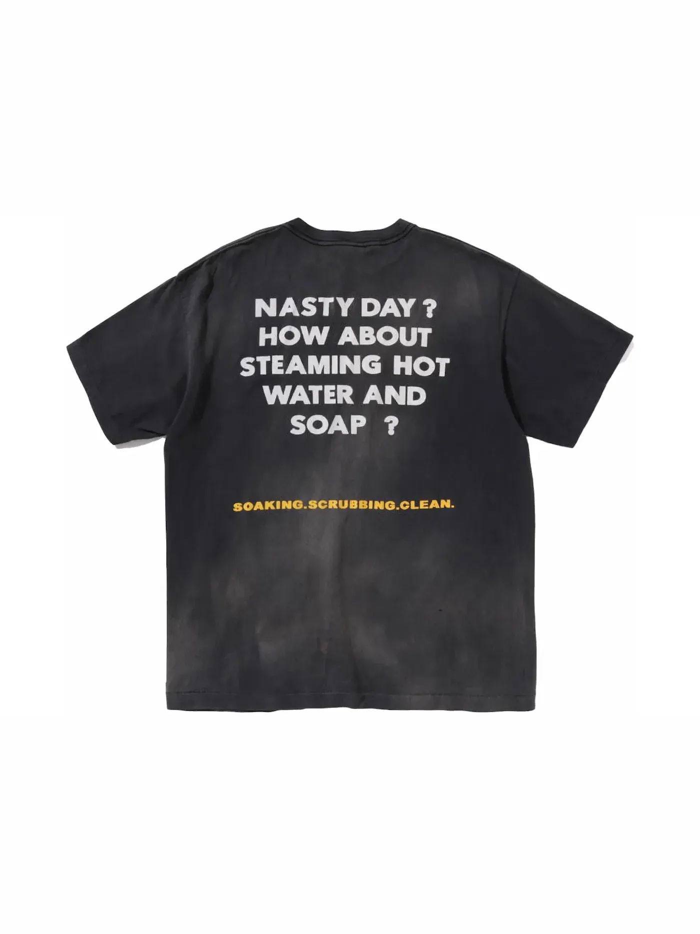 Мужская футболка с принтом BAPE x Saint Mxxxxxx Club Tee BAPE — изображение 2 из 2, темно-серый