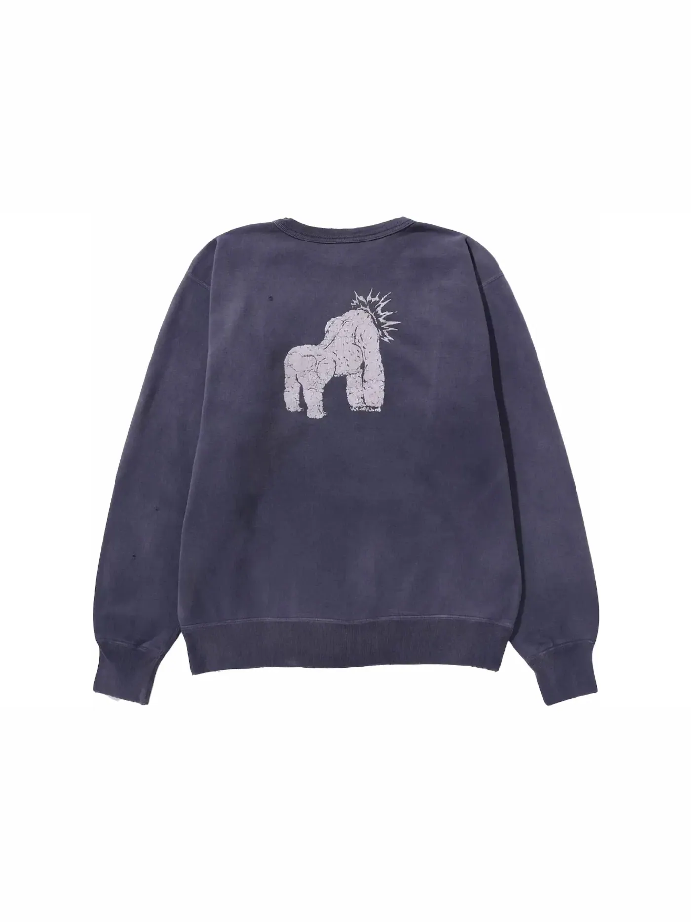 Мужской свитшот BAPE x Saint Mxxxxxx Gorilla Crewneck — изображение 2 из 2, синий
