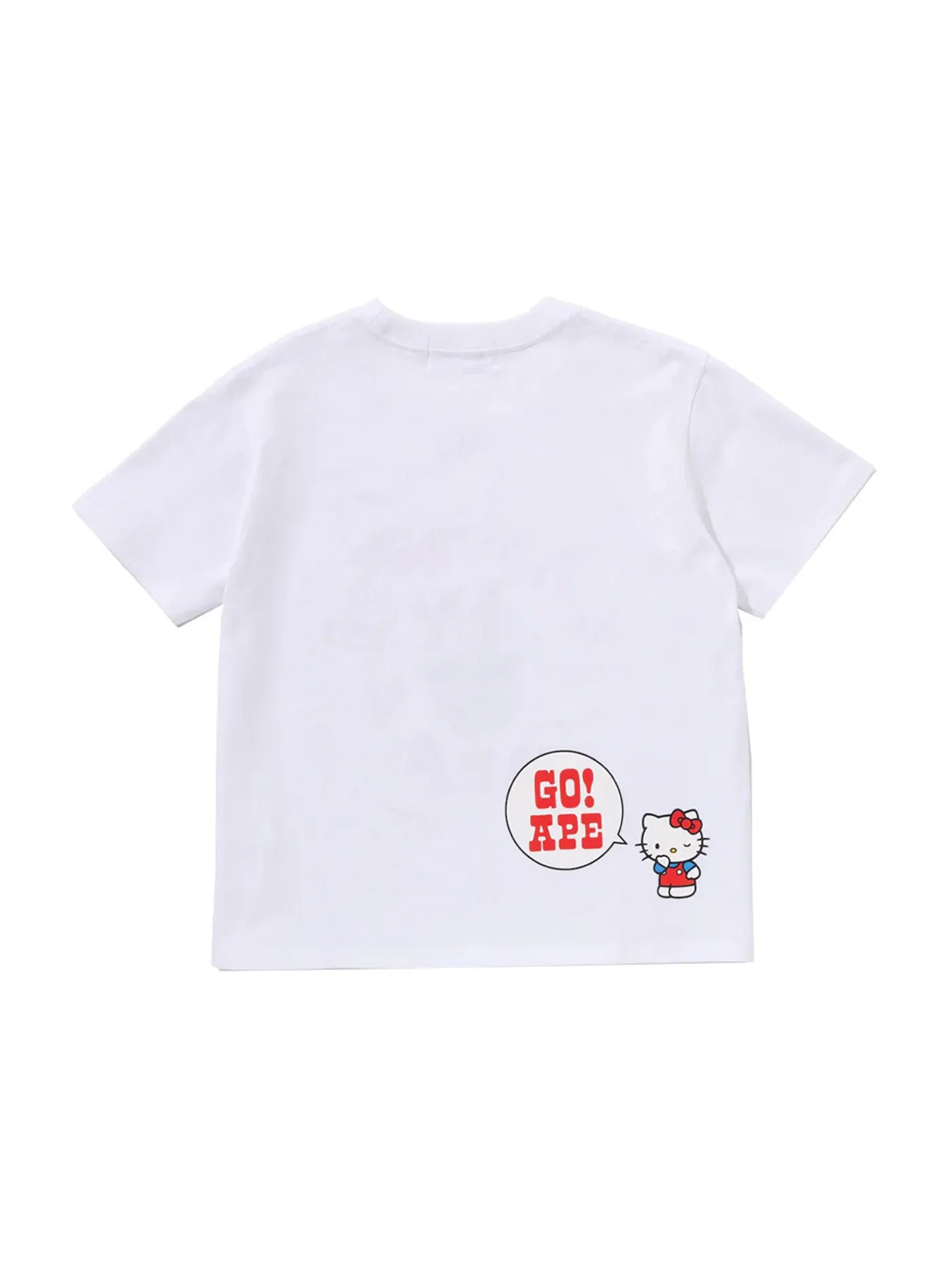 Женская футболка с принтом Tee Ladies BAPE — изображение 2 из 2, белый
