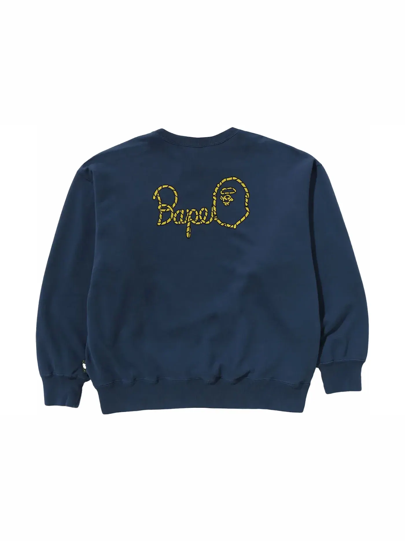 Мужской свитшот с принтом BAPE x Sean Wotherspoon 4Way Crewneck BAPE — изображение 2 из 4, темно-синий