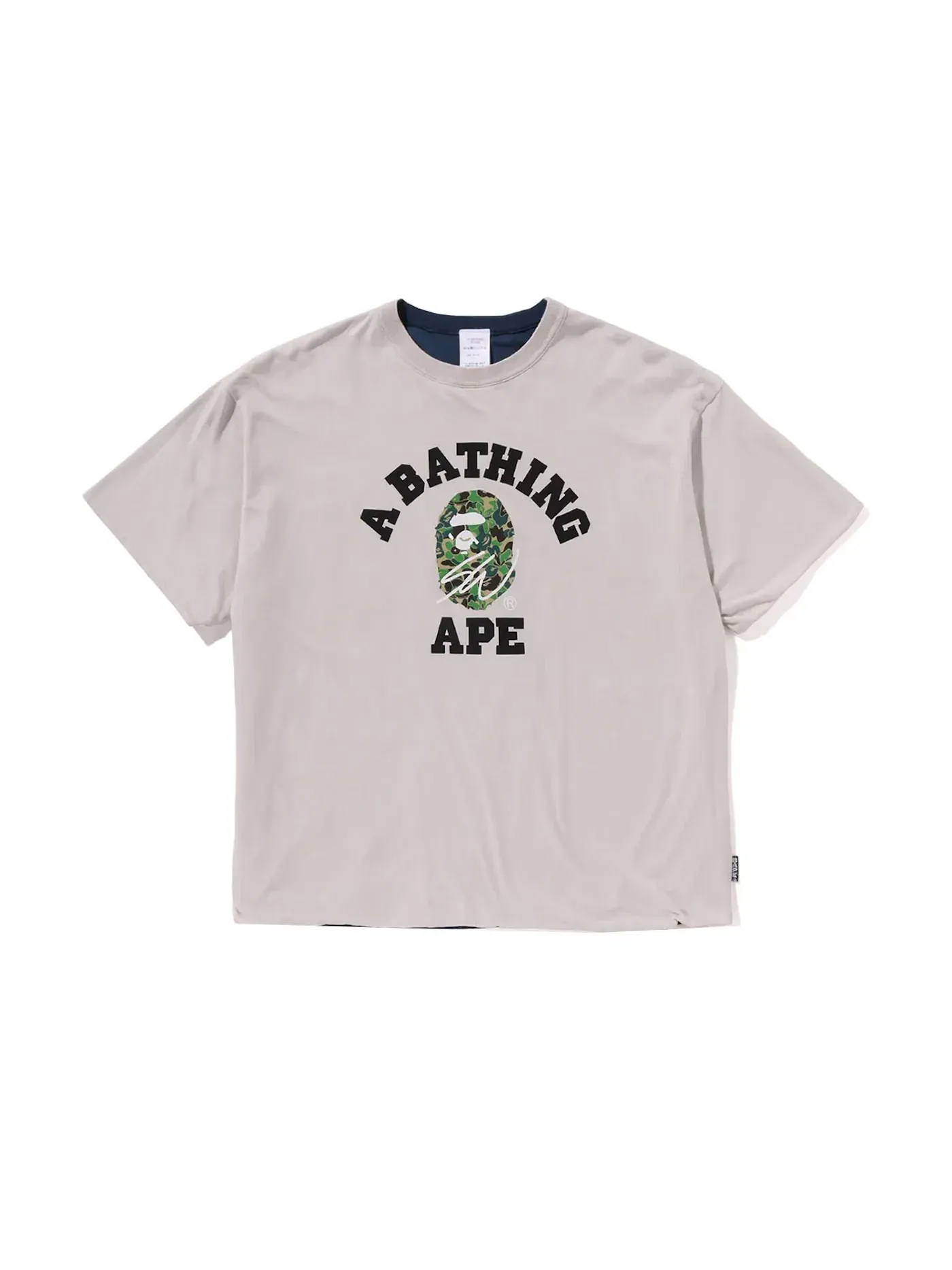 Мужская футболка с принтом BAPE x Sean Wotherspoon Reversible Tee — изображение 1 из 2, белый