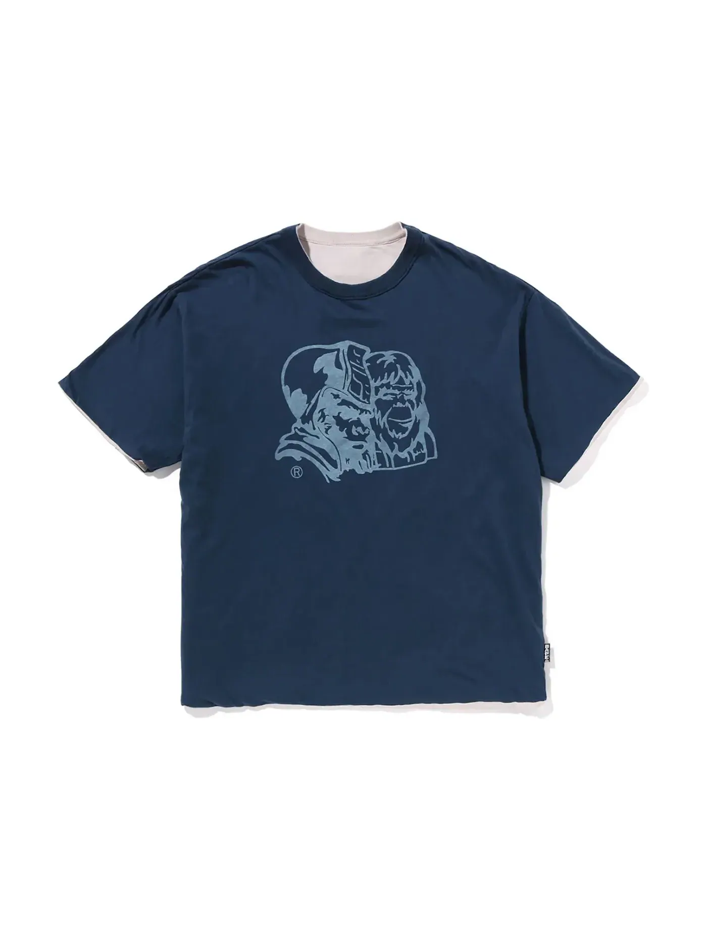 Мужская футболка с принтом BAPE x Sean Wotherspoon Reversible Tee — изображение 2 из 2, белый