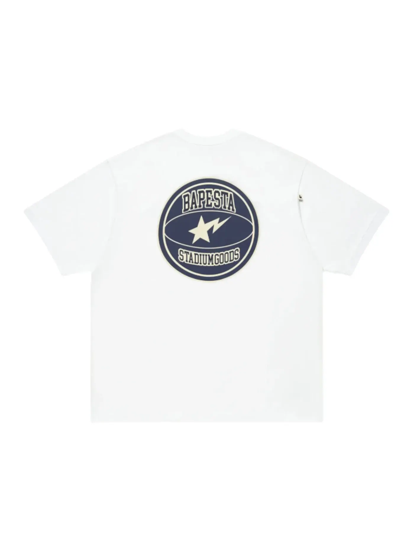 Мужская футболка с принтом Tee BAPE — изображение 2 из 2, белый