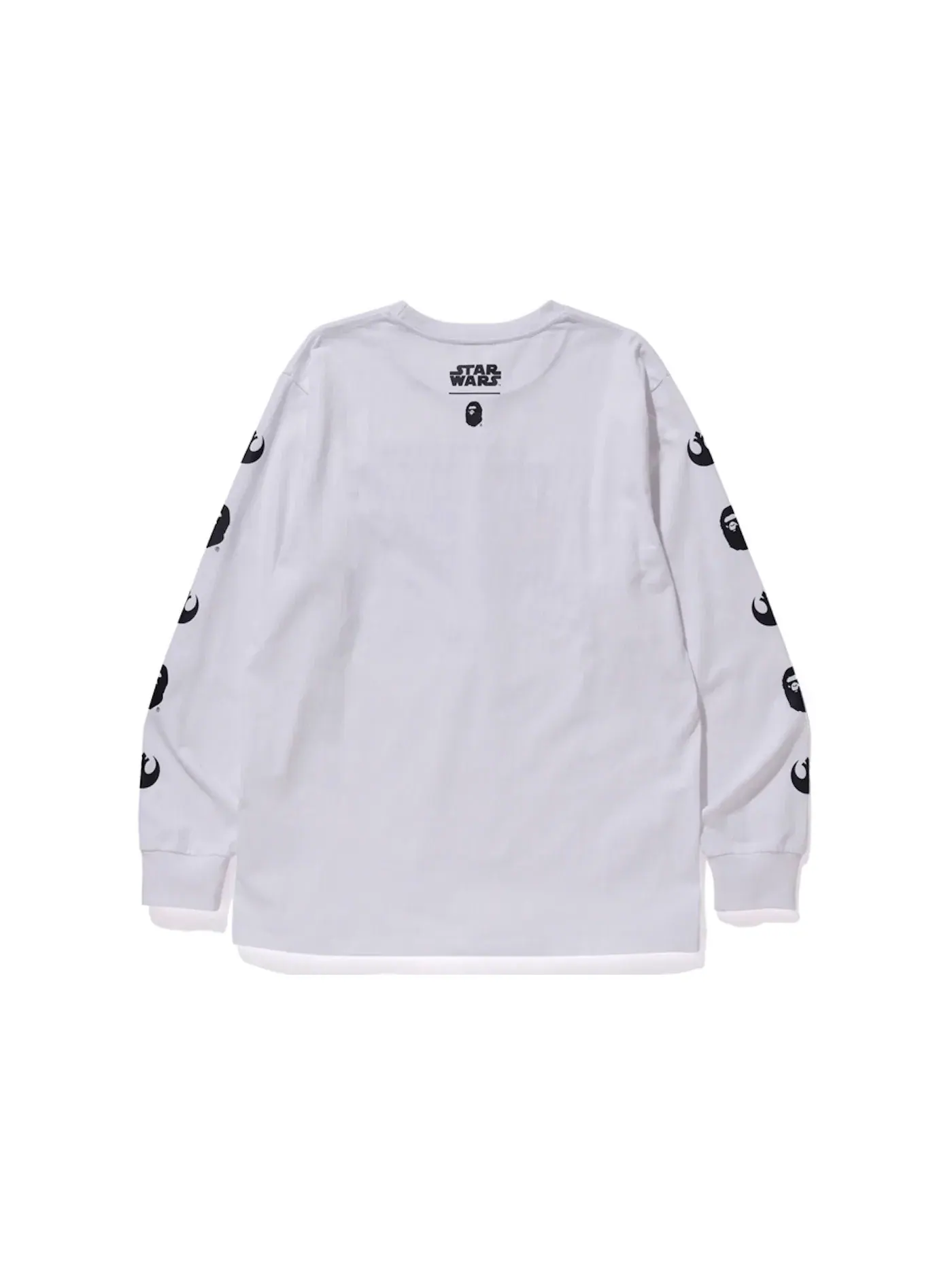 Мужская футболка с длинным рукавом BAPE x Star Wars Republic L/S Tee — изображение 2 из 2, белый