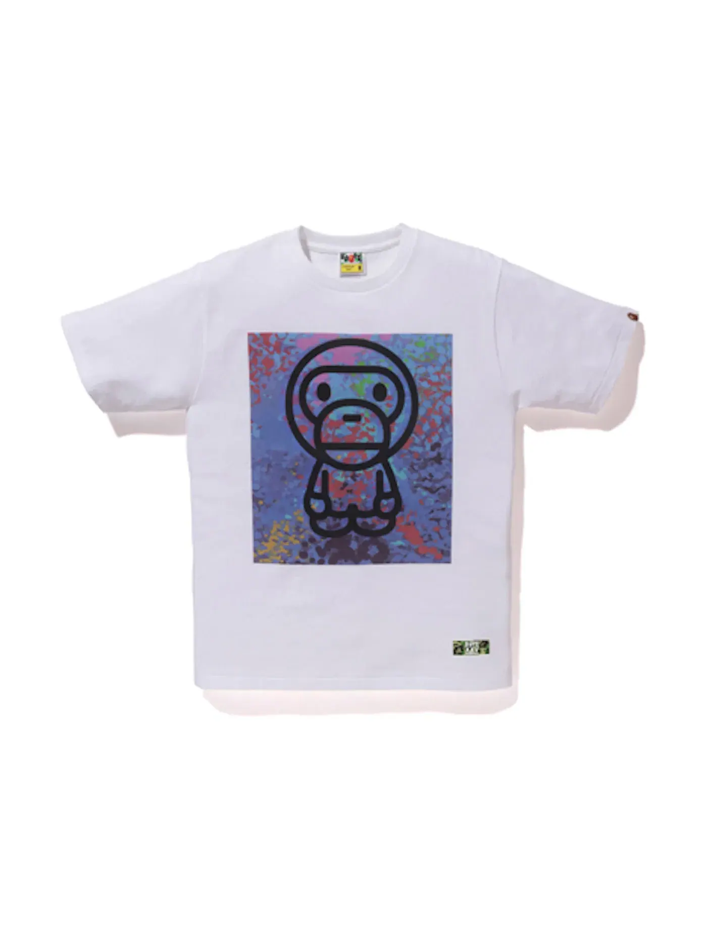 Мужская футболка с принтом BAPE x Stash Baby Milo Tee BAPE — изображение 1 из 1, белый