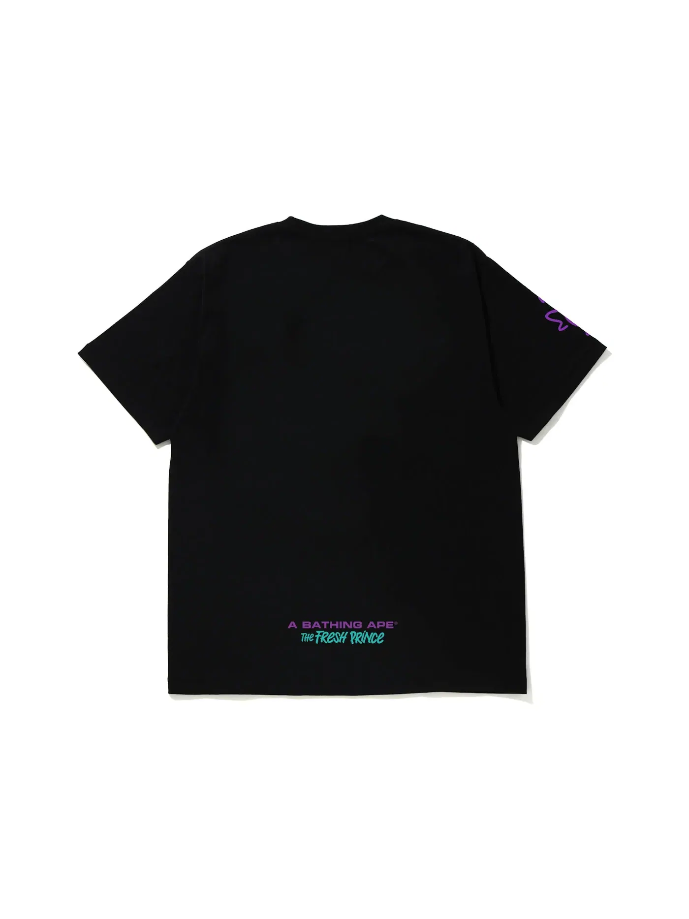 Мужская футболка с принтом BAPE x The Fresh Prince Tee BAPE — изображение 2 из 2, черный