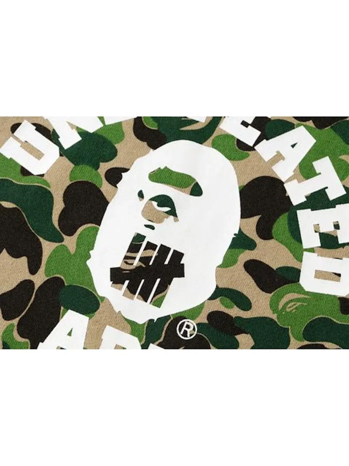 Мужской пуловер-худи модель ABC College Pullover Hoodie BAPE — изображение 2 из 2, зеленый