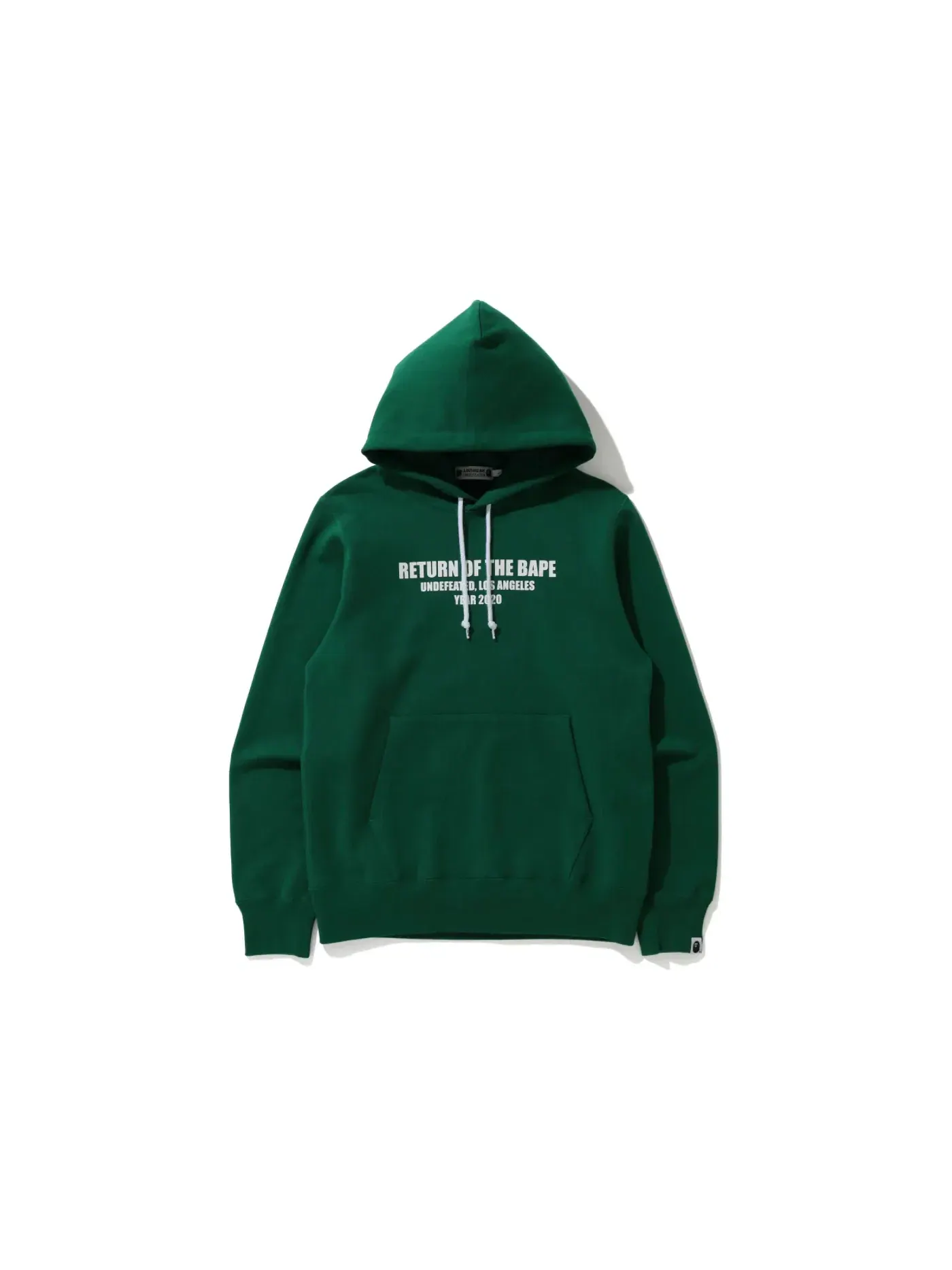 Мужской пуловер с капюшоном BAPE x Undefeated — изображение 1 из 2, зеленый