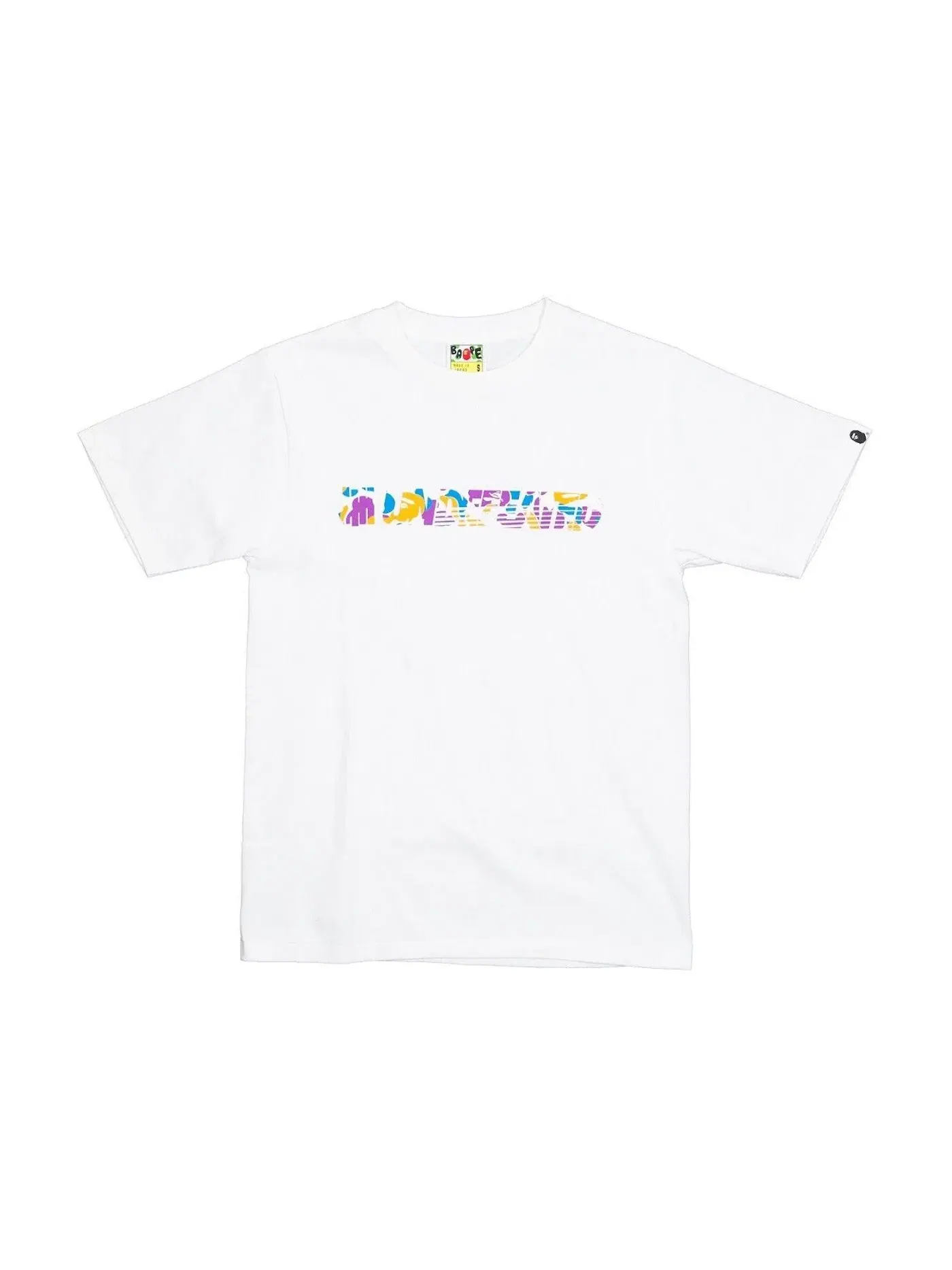 Мужская футболка с принтом BAPE x Undefeated Tee — изображение 1 из 1, белый/мульти