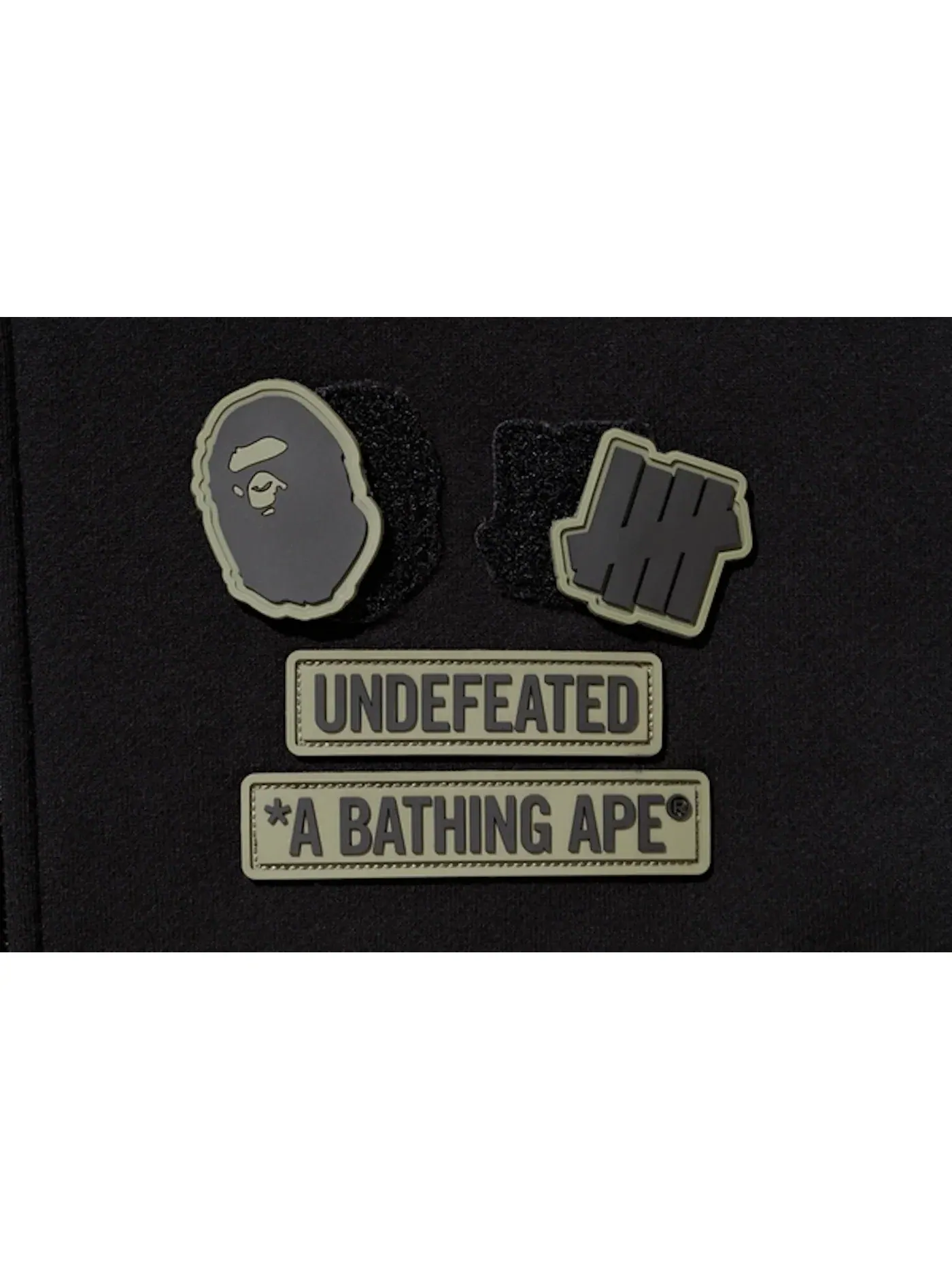 Мужская худи с камуфляжным принтом BAPE — изображение 4 из 4, черный