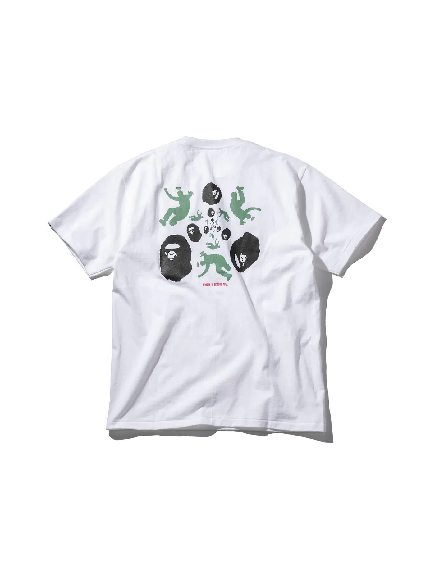 Мужская футболка с принтом BAPE x Union 30th Anniversary Tee BAPE — изображение 2 из 2, белый