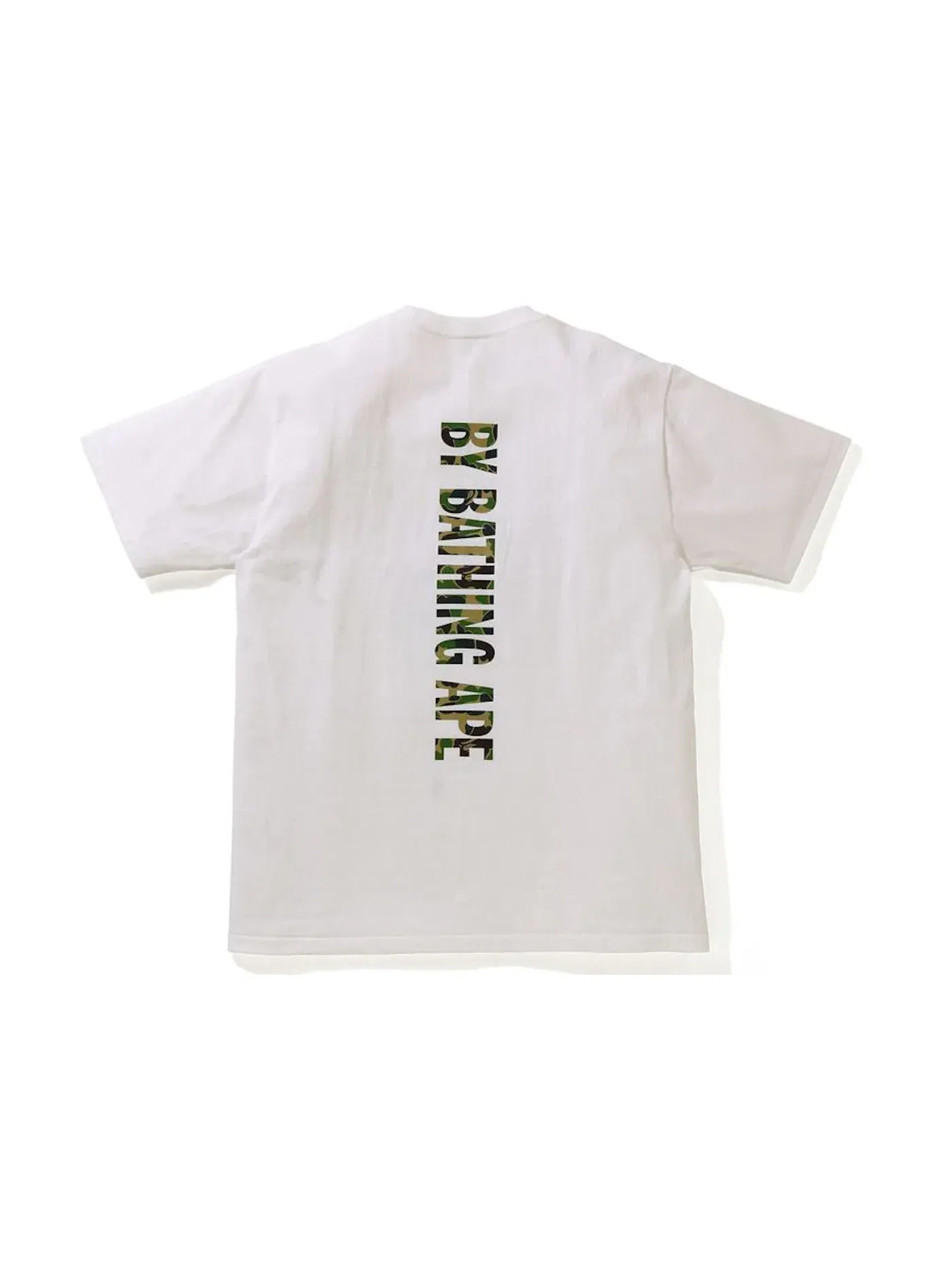 Мужская футболка с принтом BAPE x UNKLE POINTMAN Logo BAPE — изображение 2 из 2, белый