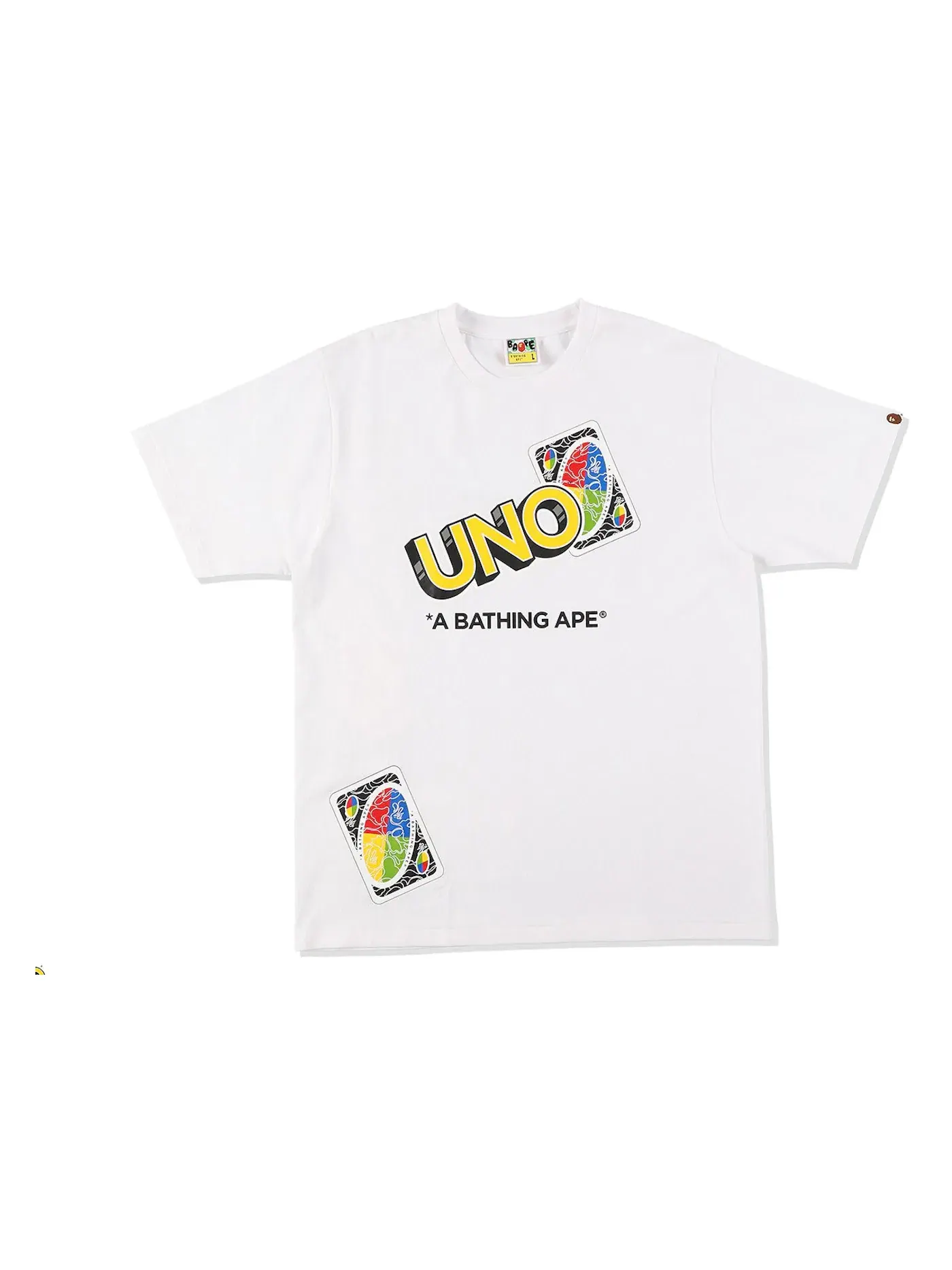 Мужская футболка BAPE x UNO Tee — изображение 1 из 2, белый