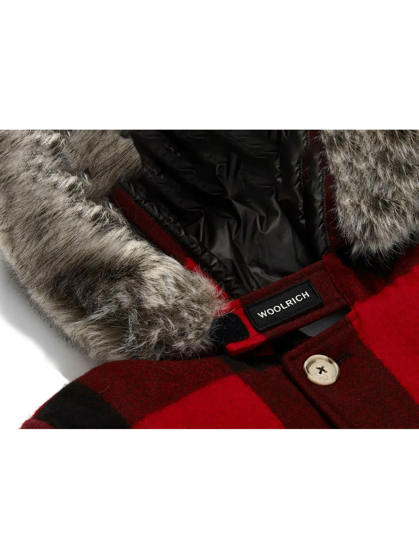 Мужская куртка-парка арктическая BAPE x Woolrich Arctic Parka — изображение 2 из 3, красный