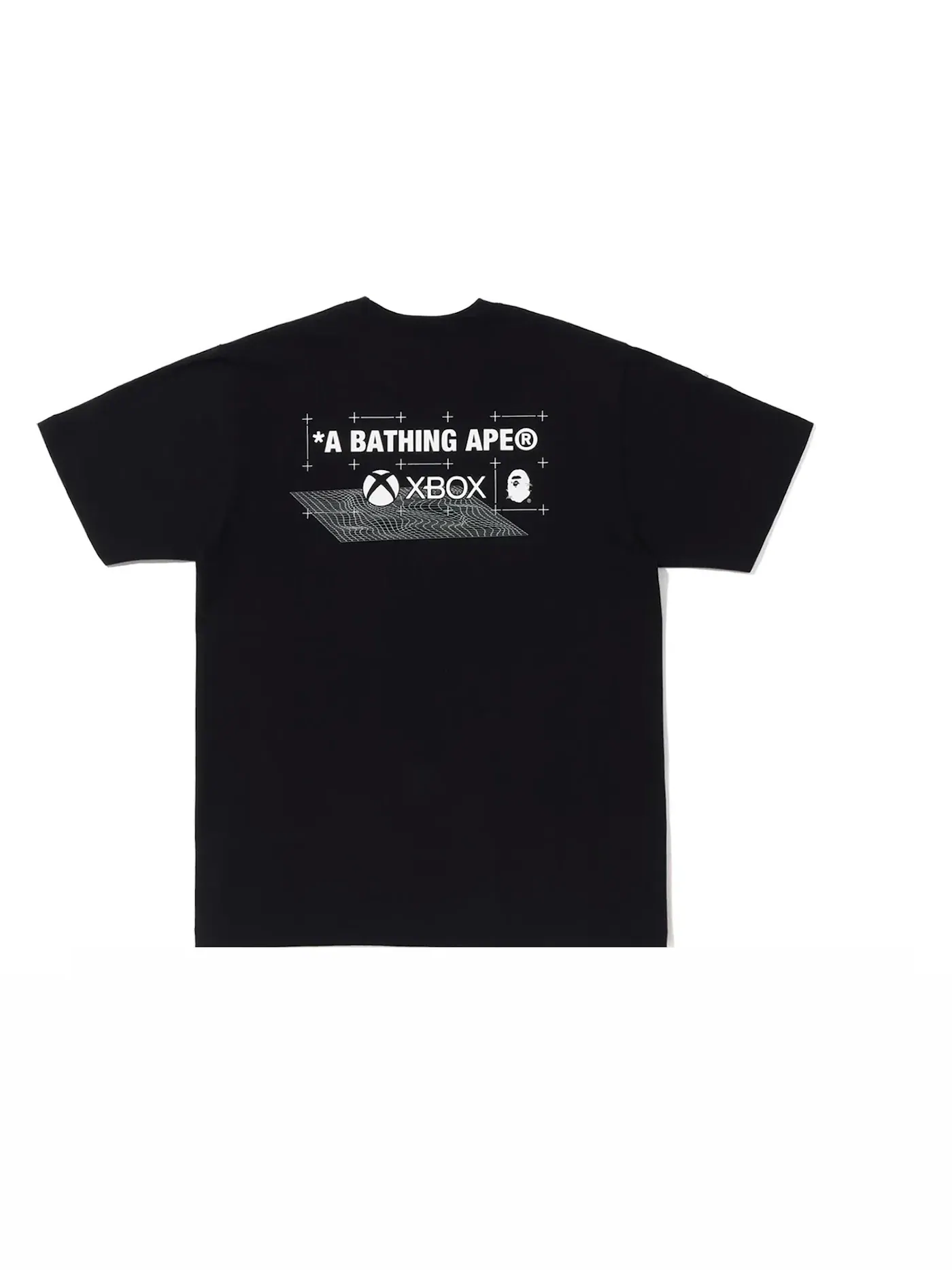 Мужская футболка с принтом BAPE x Xbox Tee BAPE — изображение 2 из 2, черный