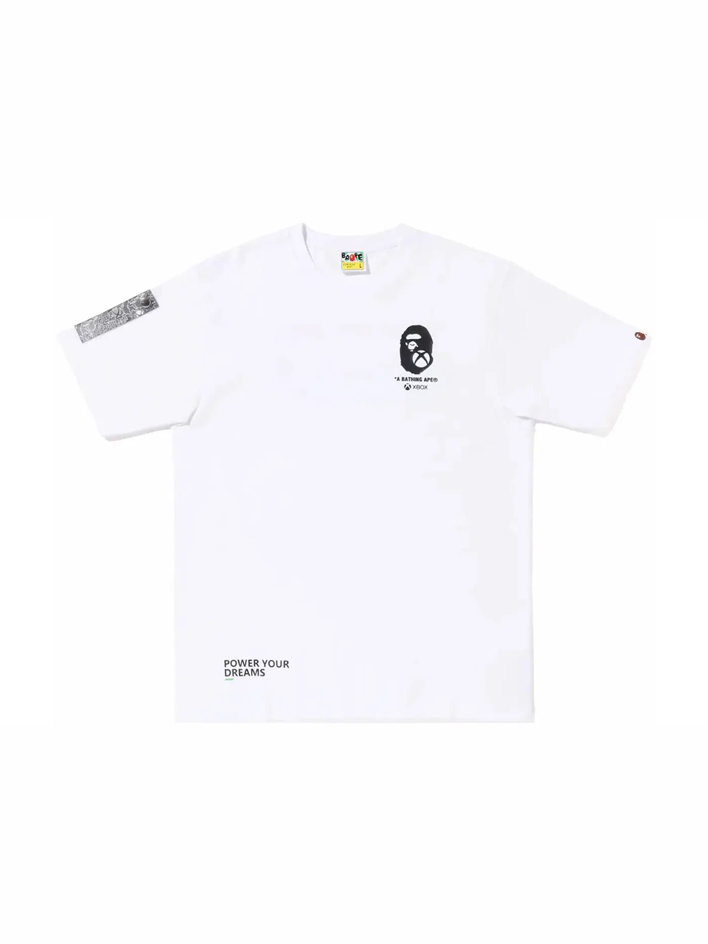 Мужская футболка с принтом BAPE x Xbox Tee BAPE — изображение 1 из 2, белый